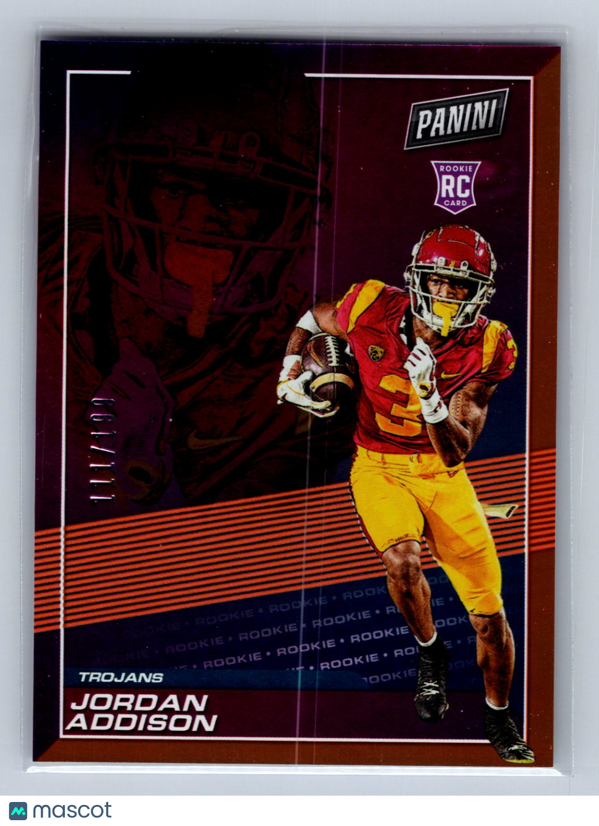 2023 Panini Player of the Day Jordan Addison Orange /199 #RC9