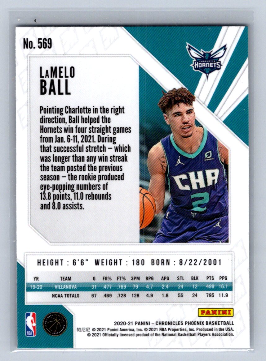 2020-21 Panini Phoenix LaMelo Ball #569