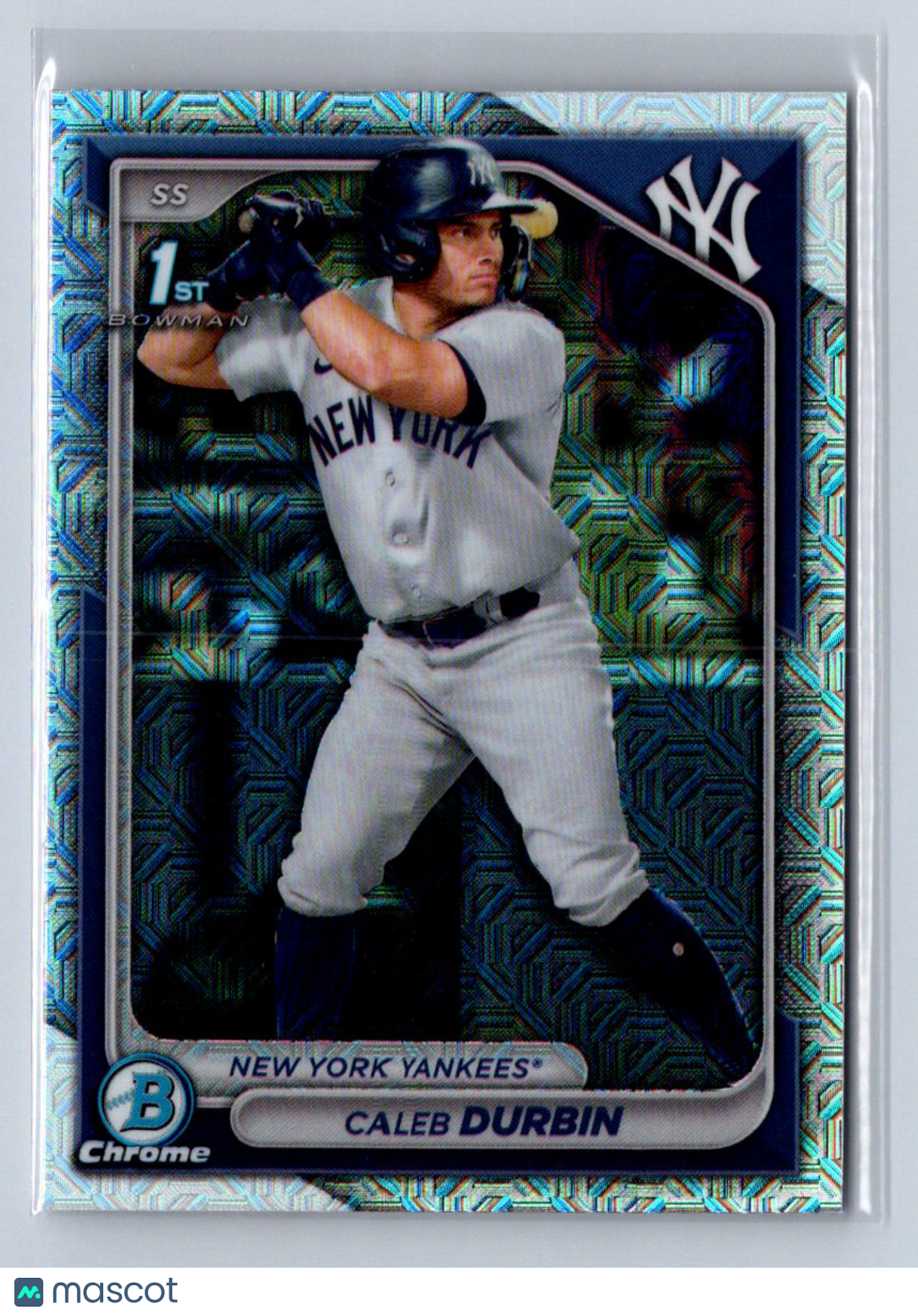 2024 Bowman Chrome Caleb Durbin Mega Box Mojo Refractor #BCP-214