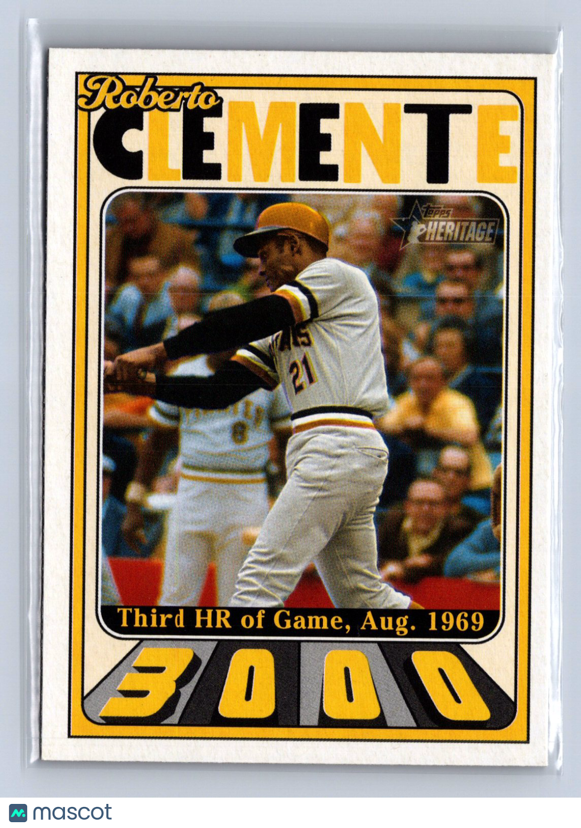 2021 Topps Heritage Roberto Clemente 3000 Hits #C3K-12