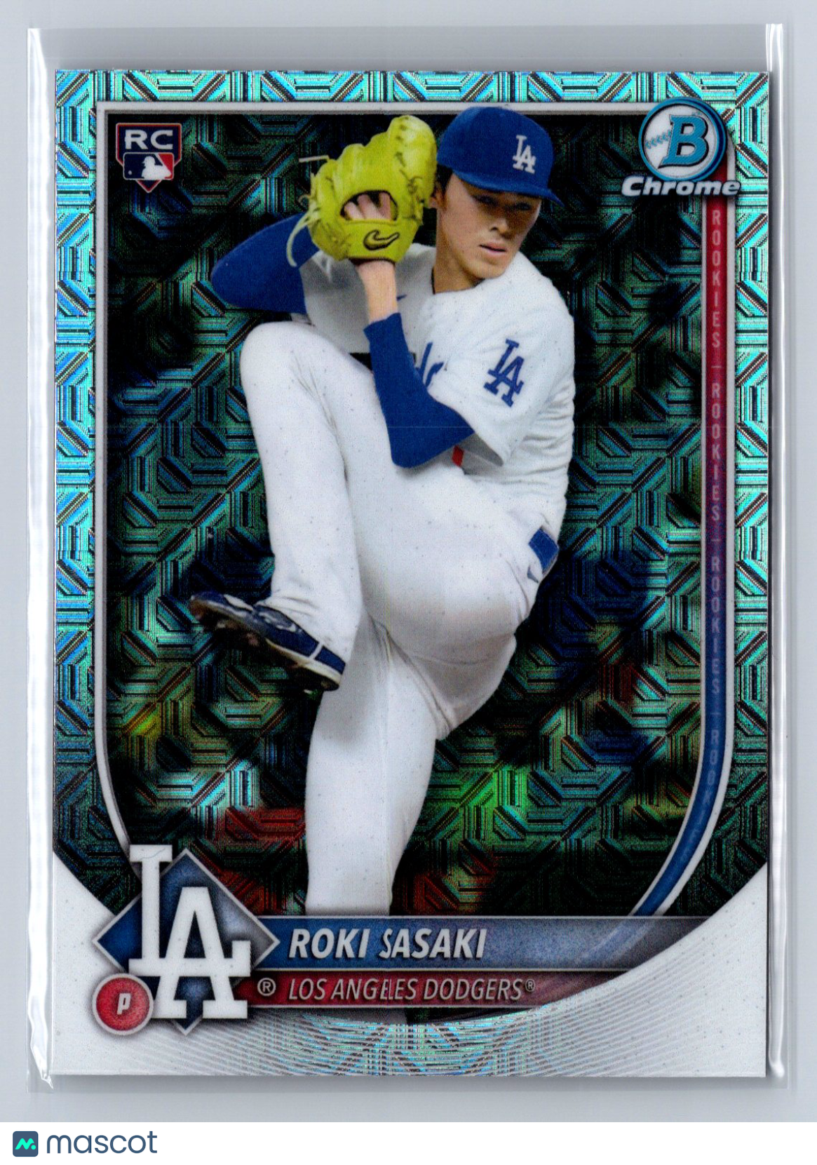 2025 Bowman Chrome Roki Sasaki Mega Box Mojo Refractor #12