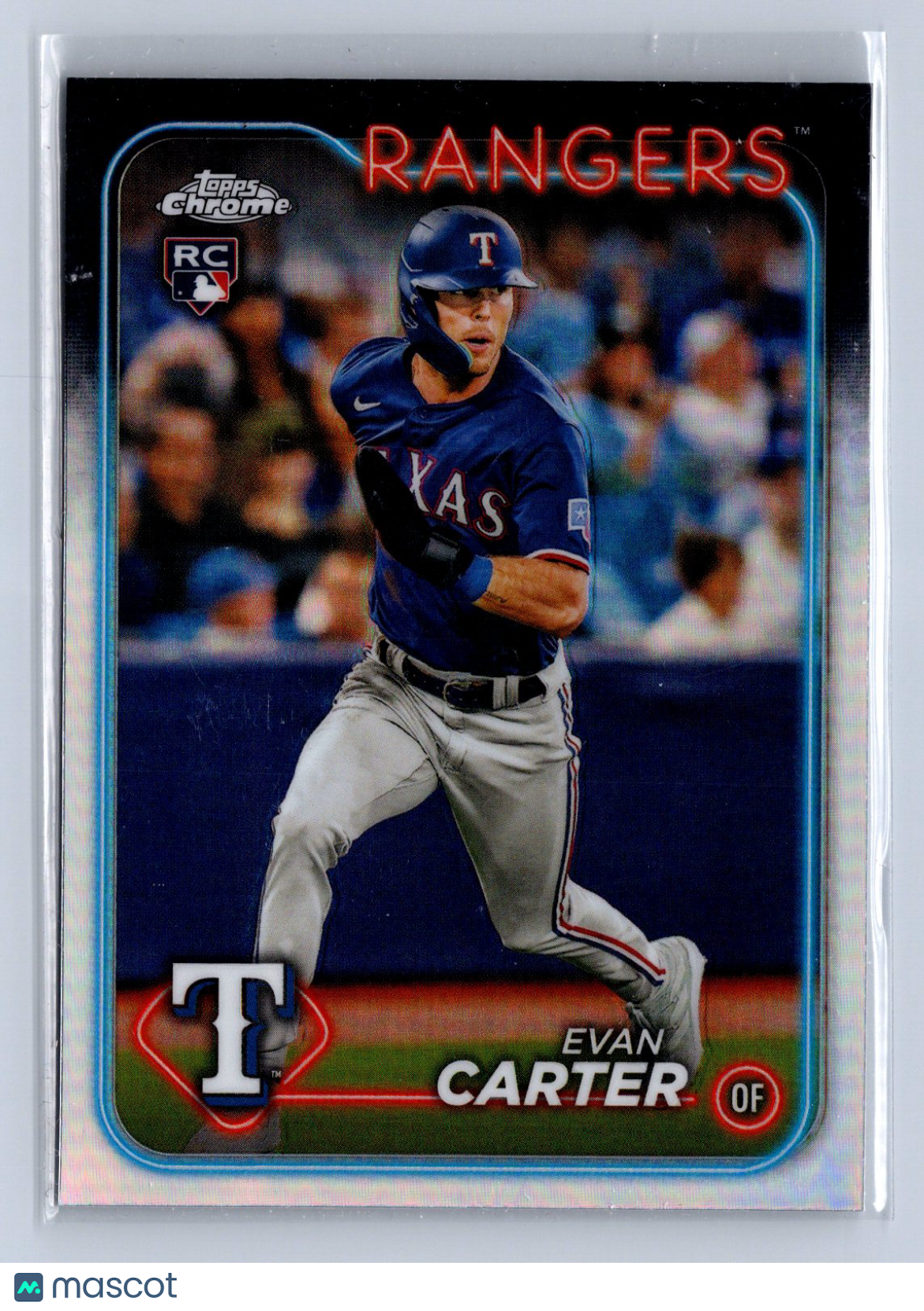 2024 Topps Chrome Evan Carter Refractor #136