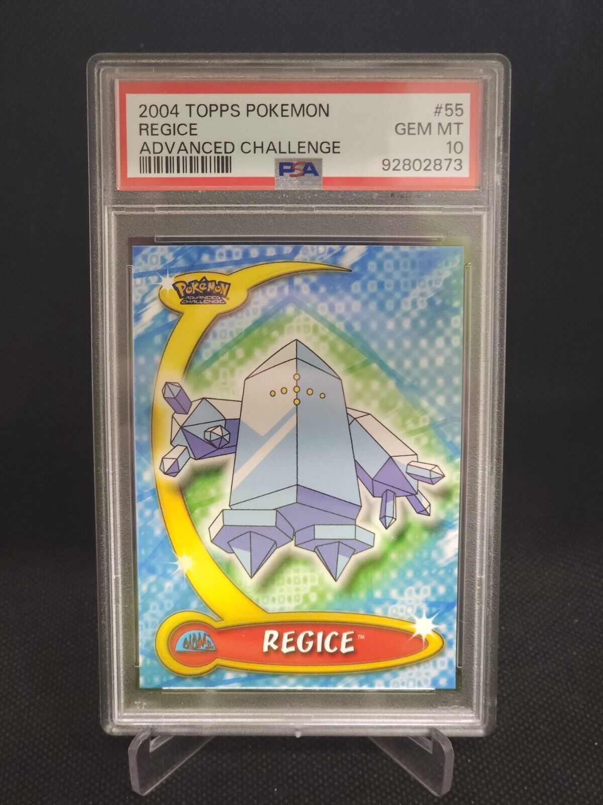 2004 Topps Pokemon Advanced Challenge Registeel Regirock Regice Seq Set PSA 10
