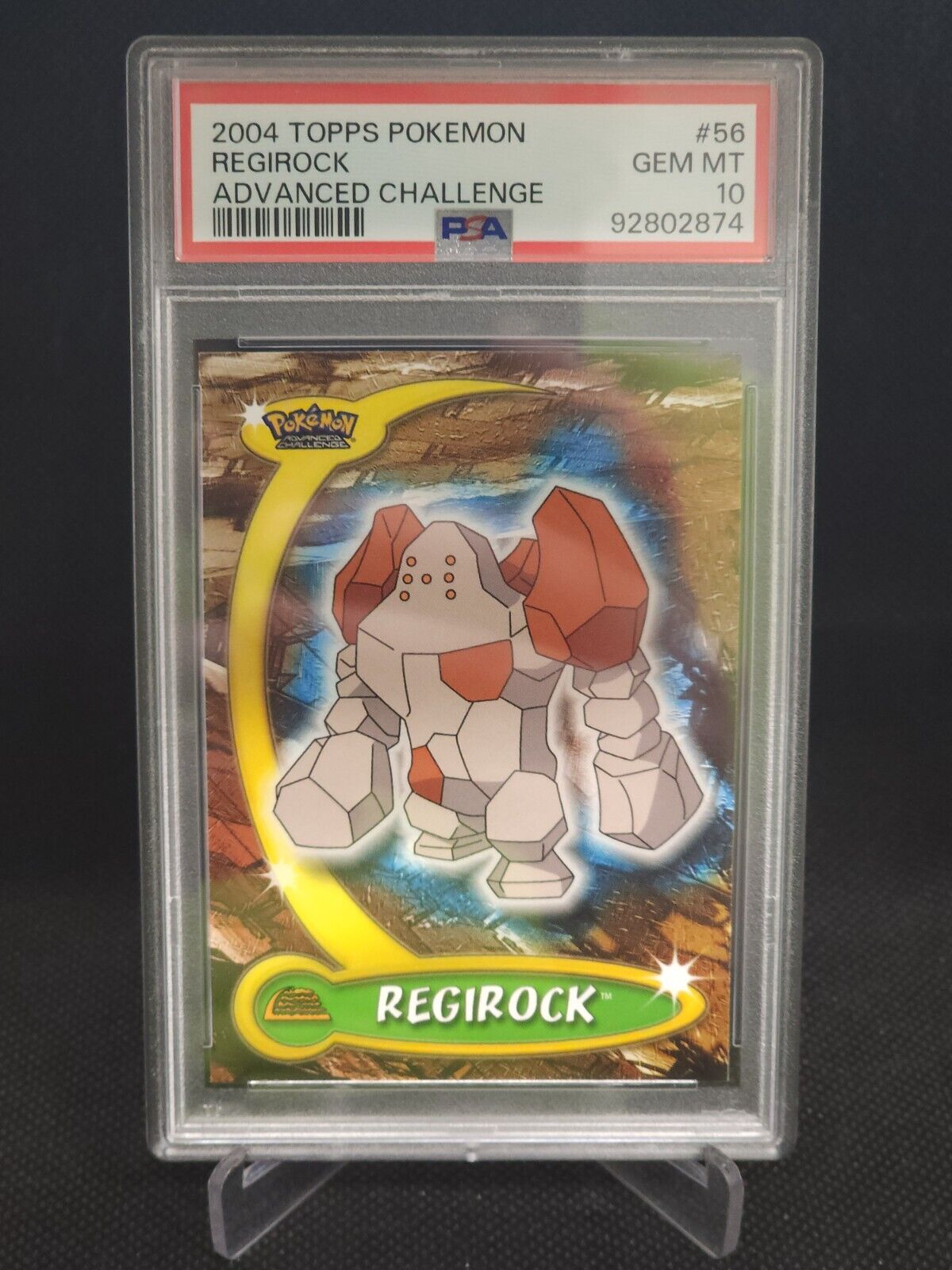 2004 Topps Pokemon Advanced Challenge Registeel Regirock Regice Seq Set PSA 10