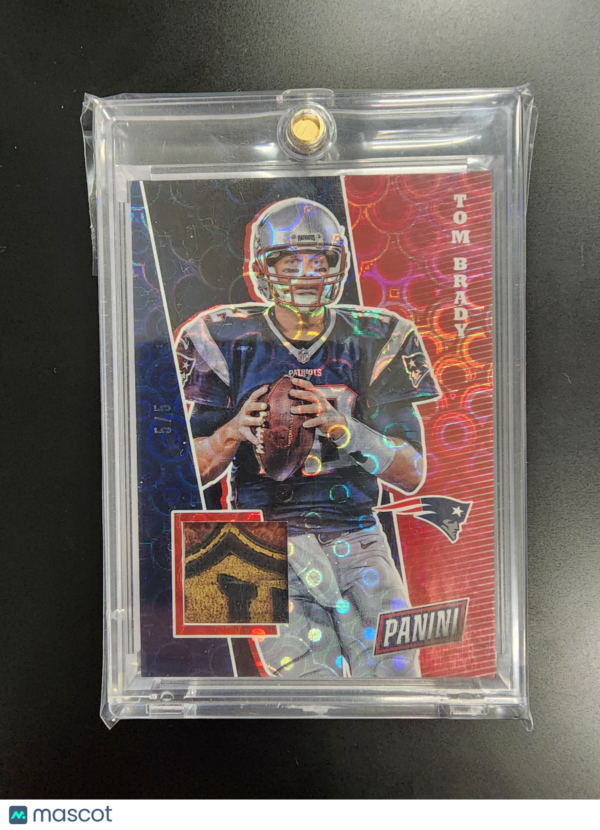 2017 Panini The National Tom Brady Game Used Ball Patch /5 #TB