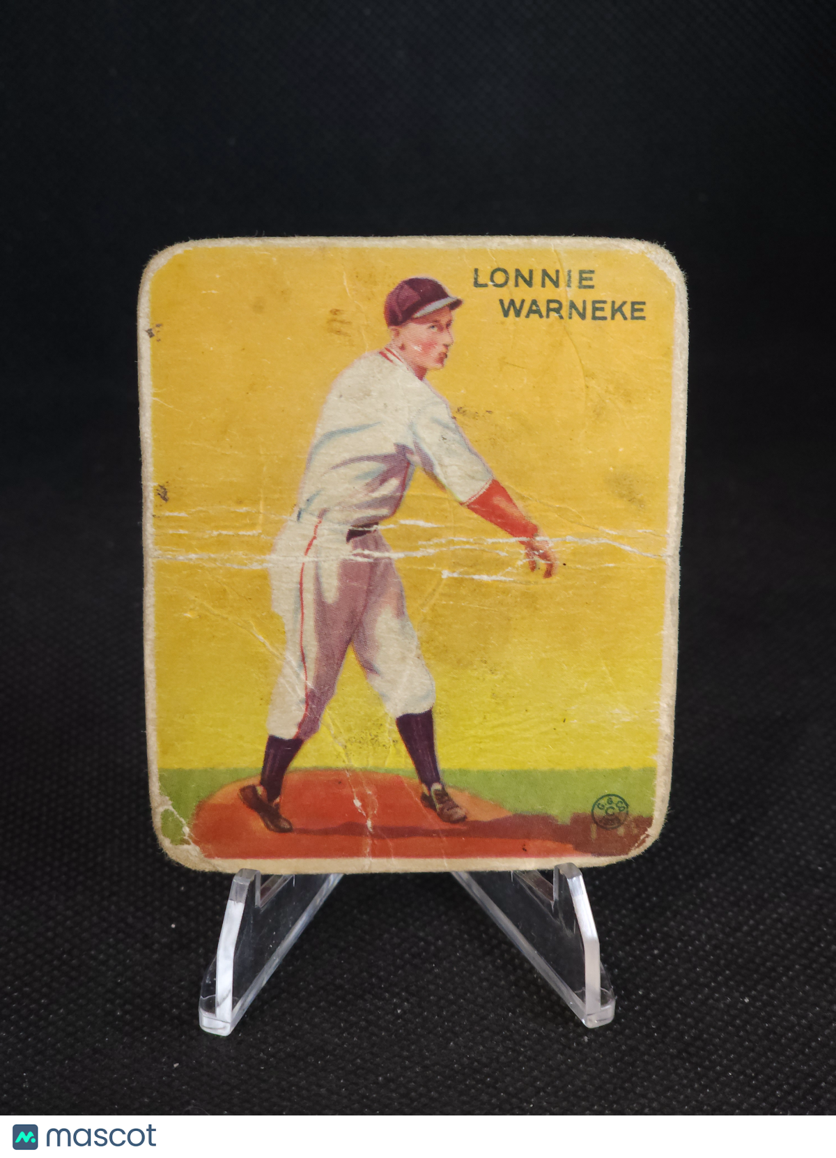 1933 Goudey Big League Lonnie Warneke #203