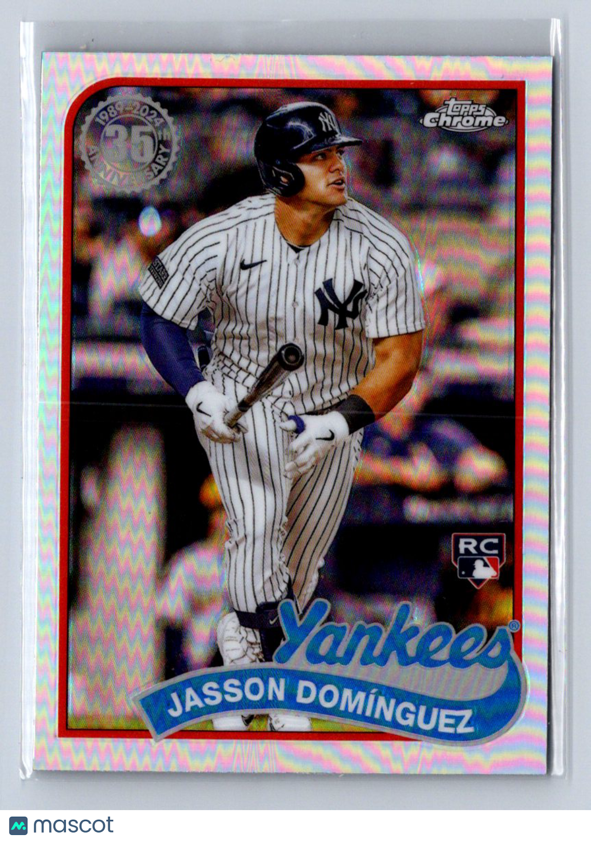 2024 Topps Chrome Jasson Domínguez 1989 Refractor #89CB-12