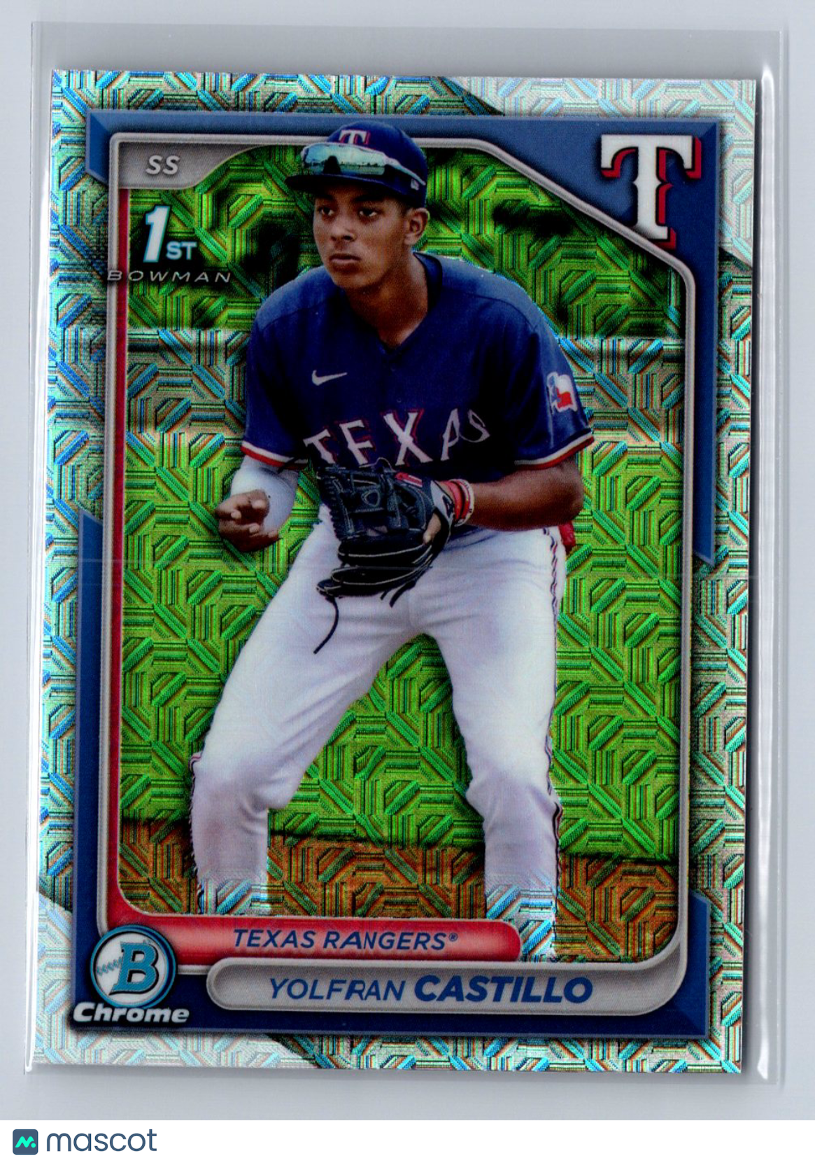 2024 Bowman Chrome Yolfran Castillo Mega Box Mojo Refractor #BCP-159