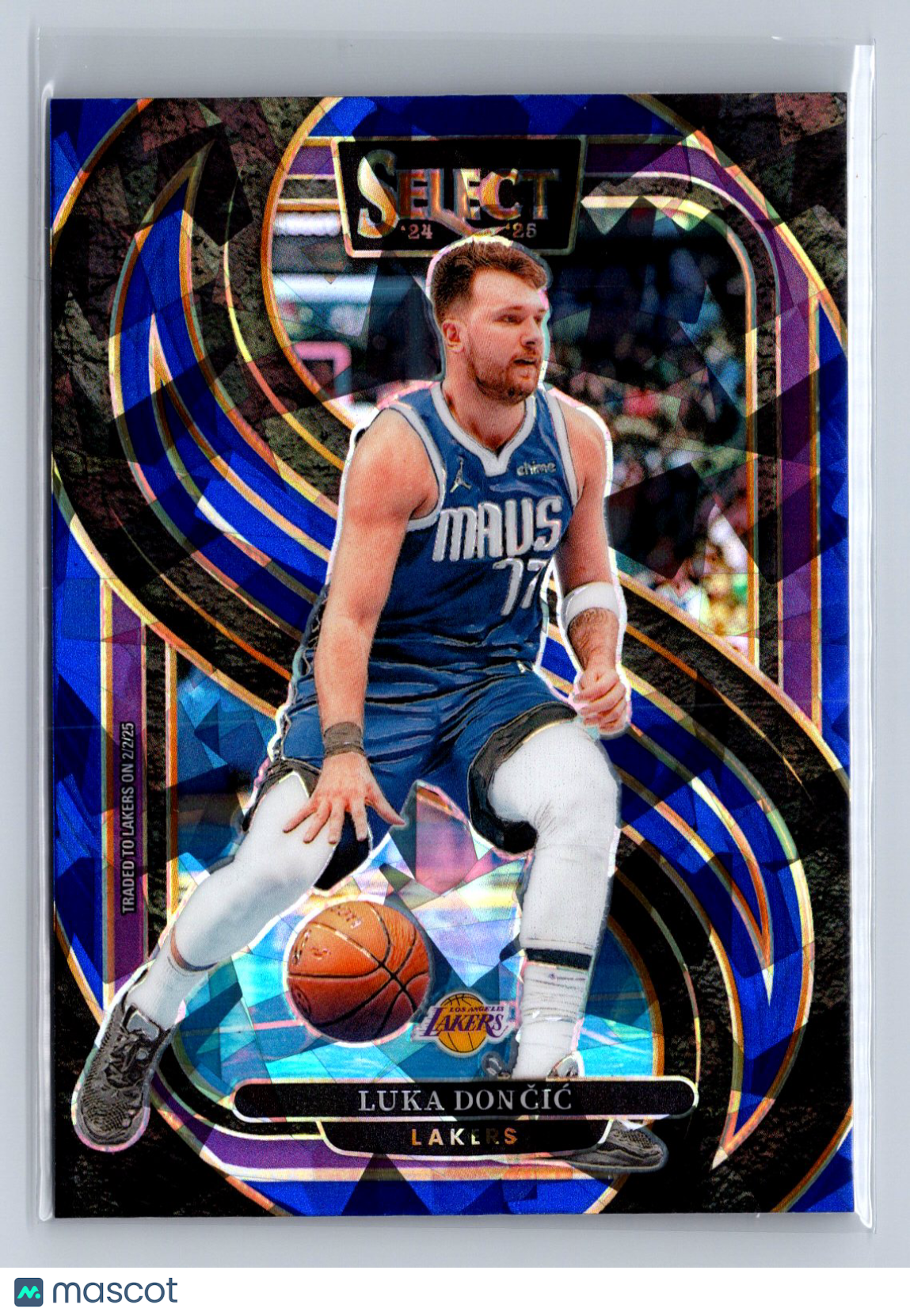 2024-25 Panini Select Premier Level Luka Dončić Blue Ice #141