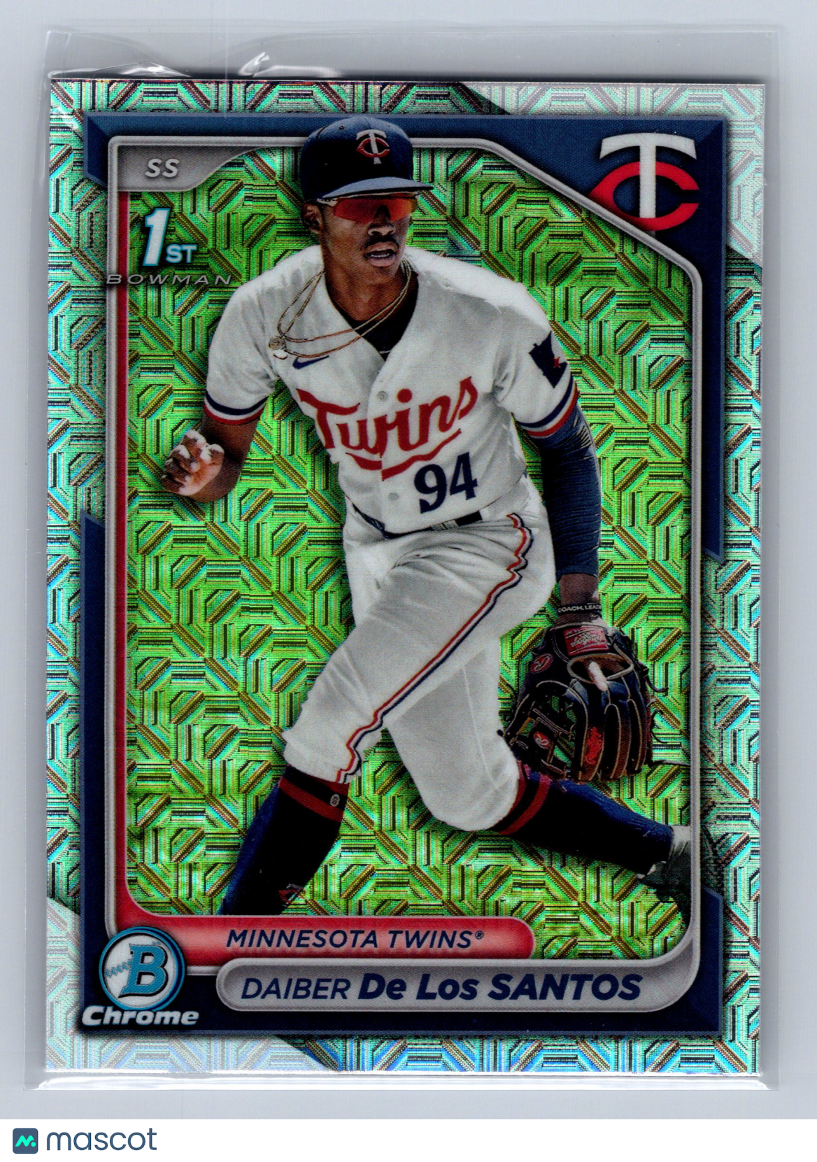 2024 Bowman Chrome Daiber De Los Santos Mega Box Mojo Refractor #BCP-105