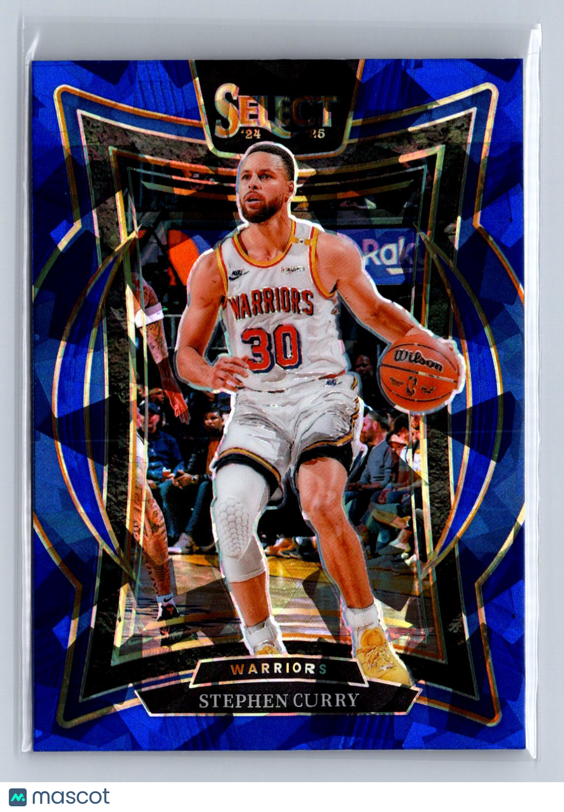 2024-25 Panini Select Concourse Stephen Curry Blue Ice #7