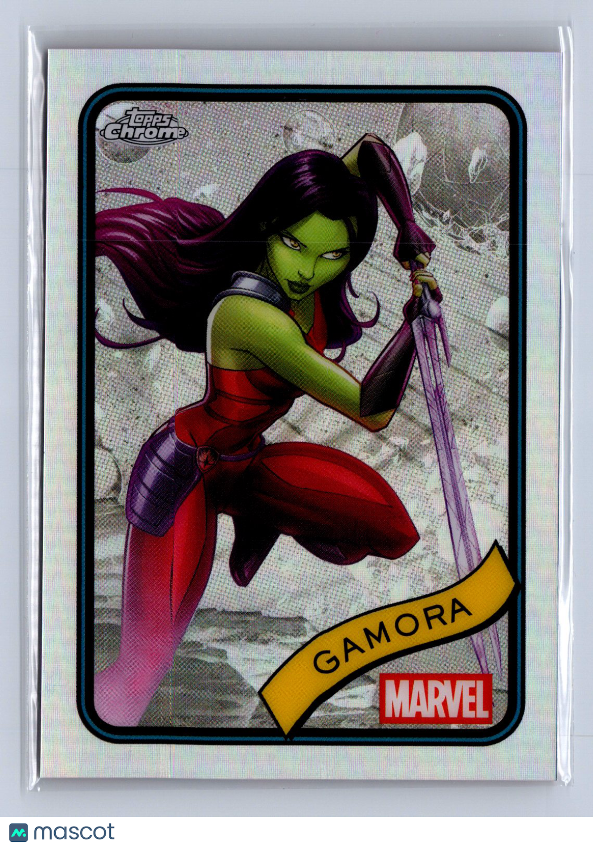 2025 Topps Chrome Marvel Gamora Refractor #140