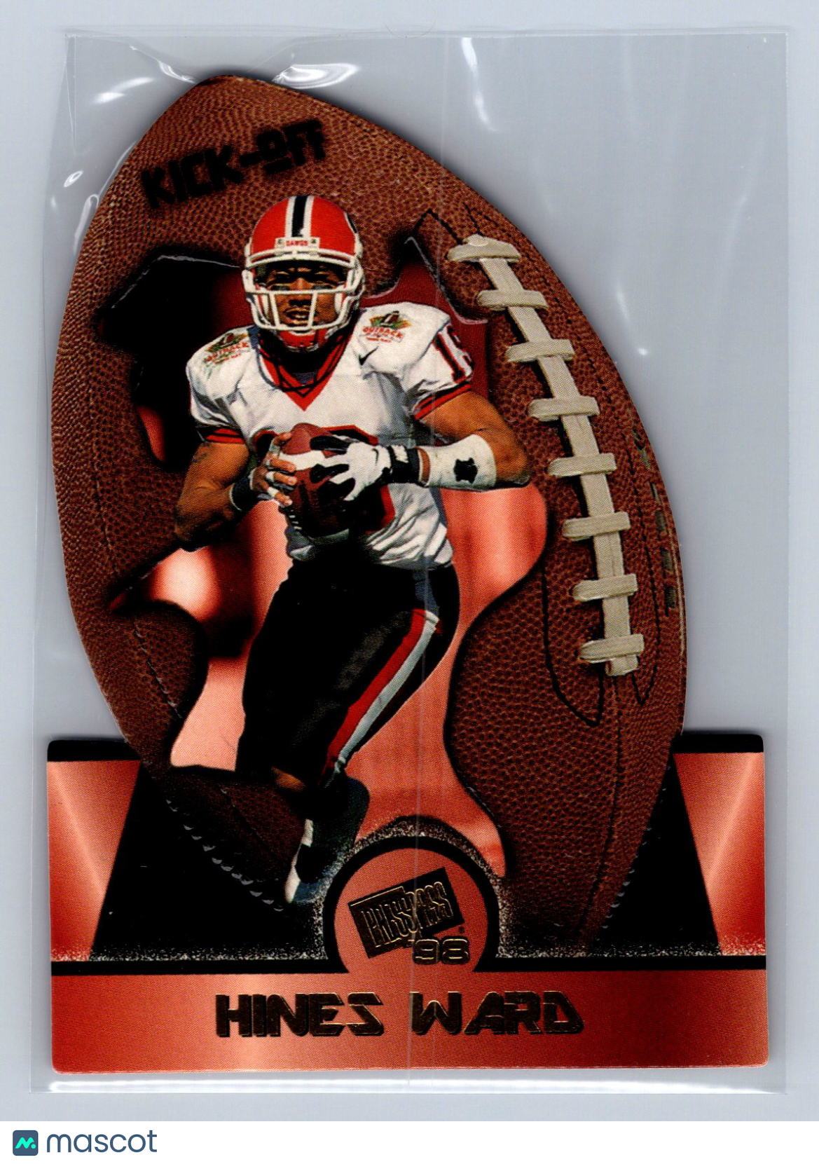 1998 Press Pass Kick-Off Hines Ward Die-Cut #32