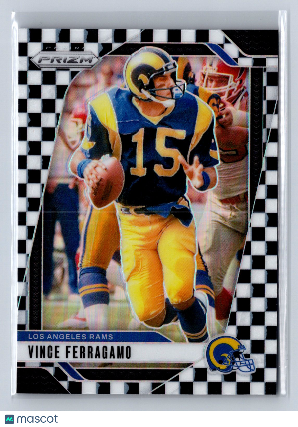 2024 Panini Prizm Vince Ferragamo Black White Checkerboard #174