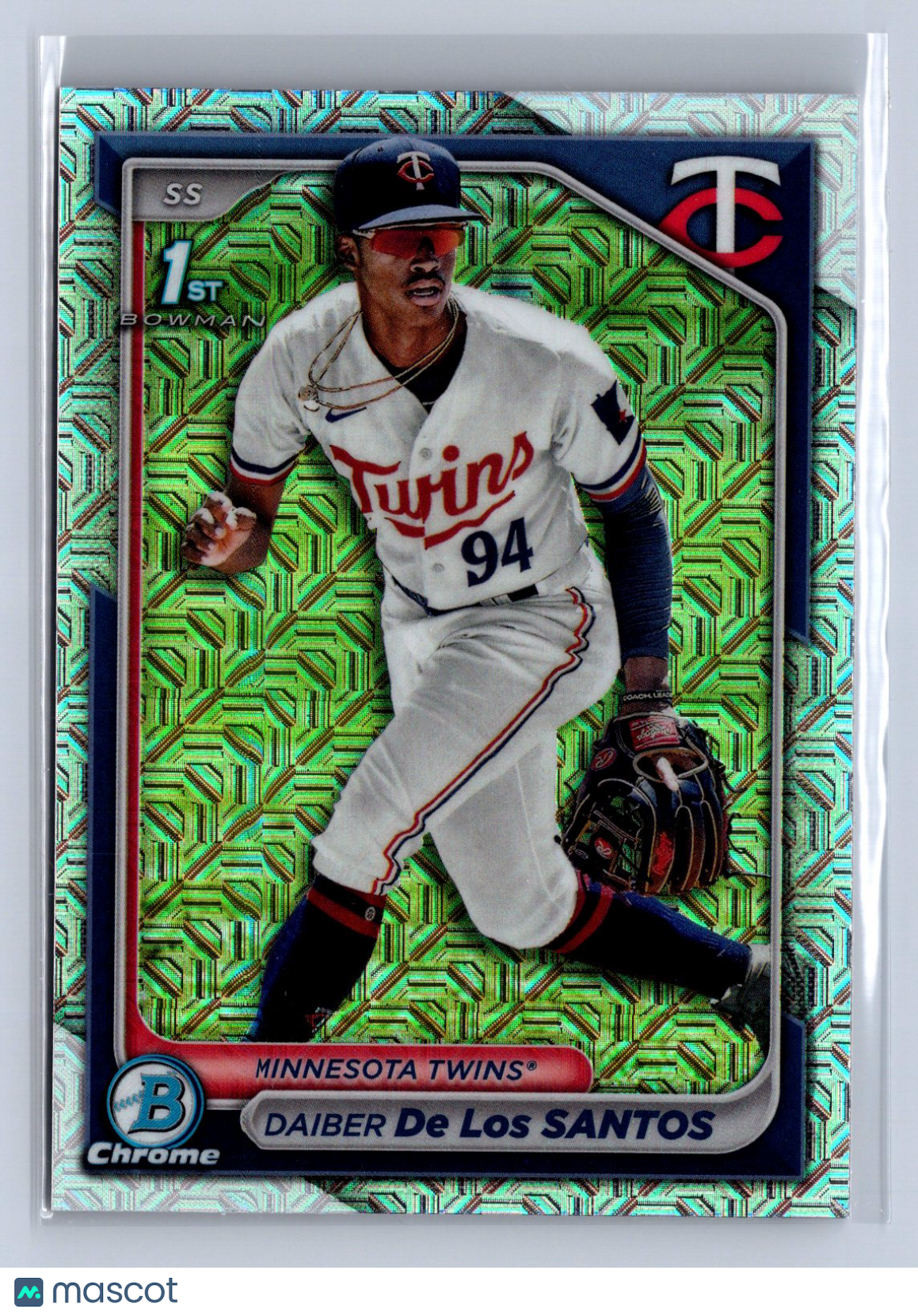2024 Bowman Chrome Daiber De Los Santos Mega Box Mojo Refractor #BCP-185