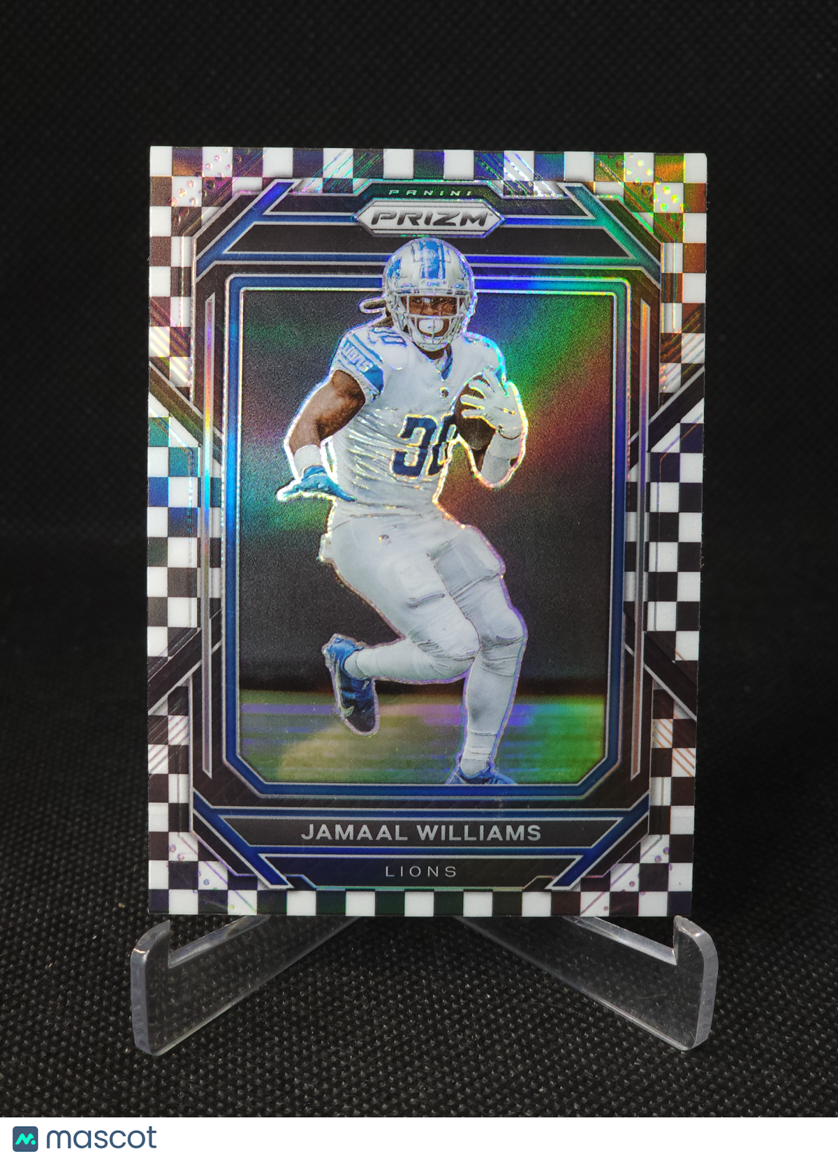 2022 Panini Prizm Jamaal Williams Black White Checkerboard #97