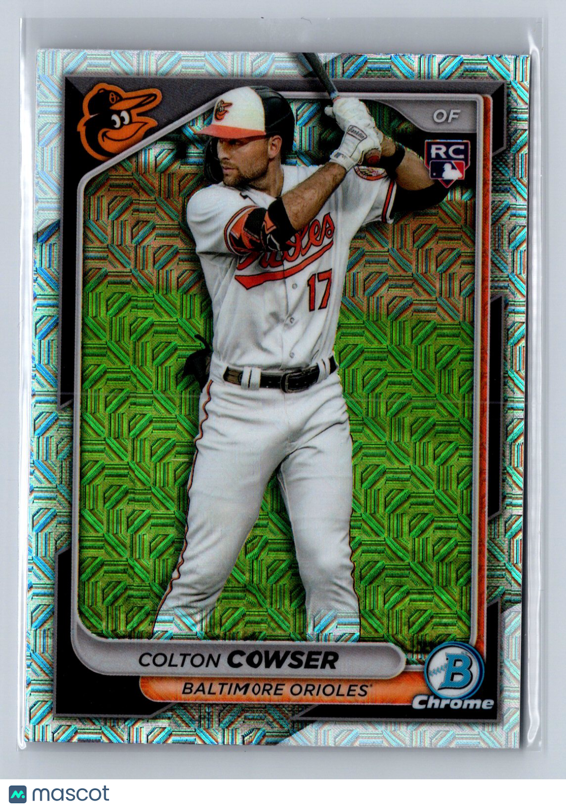 2024 Bowman Chrome Colton Cowser Mega Box Mojo Refractor #33