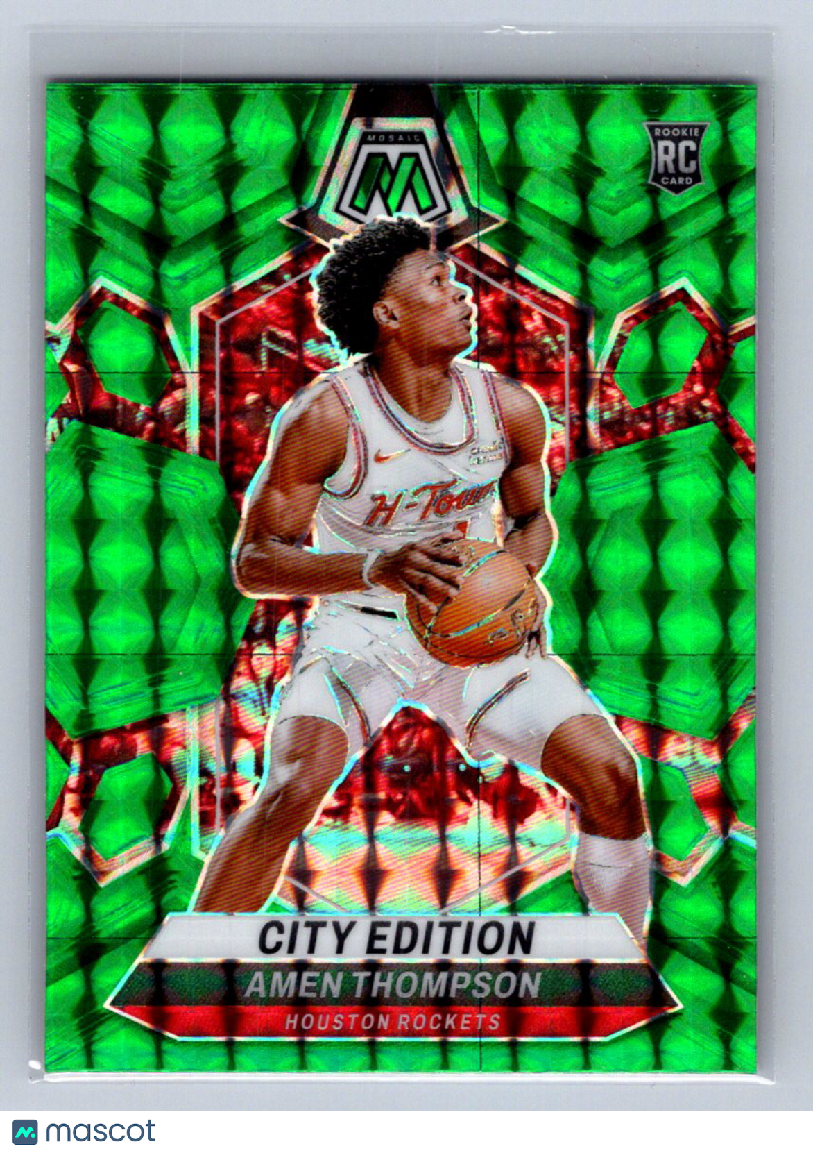 2023-24 Panini Mosaic City Edition Amen Thompson Green #281