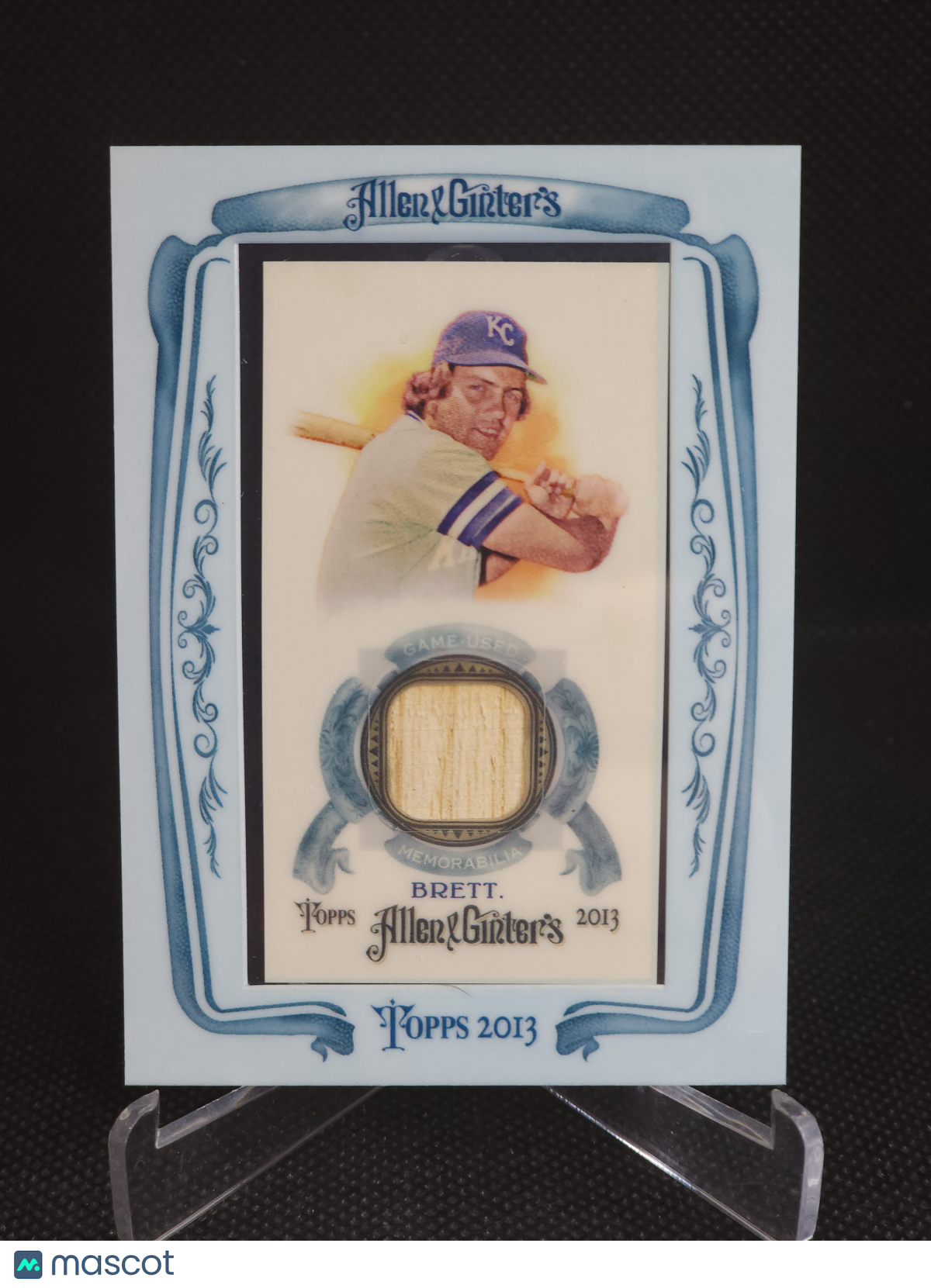 2013 Topps Allen & Ginter George Brett Framed Mini Relics #AGR-GBR