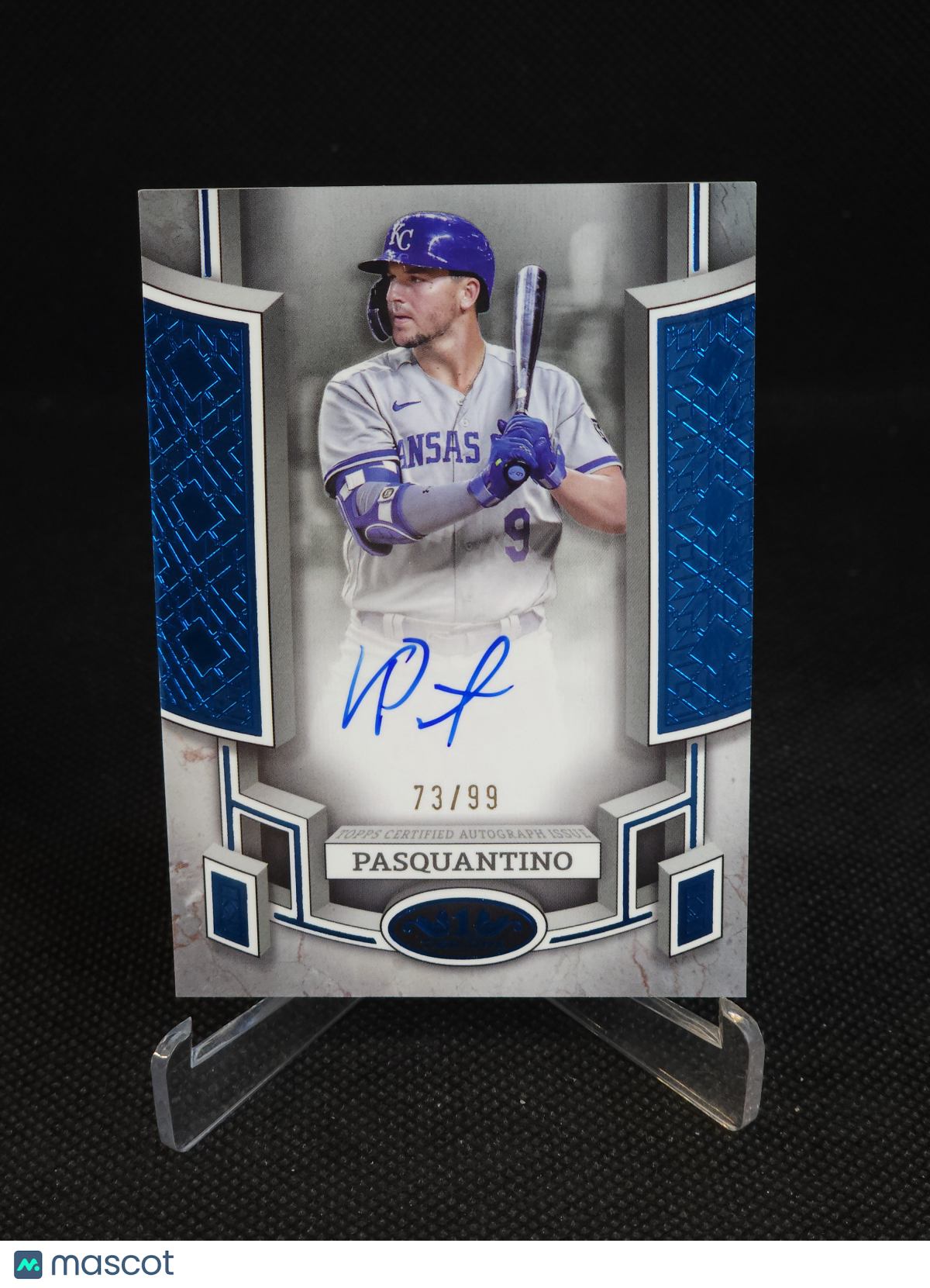 2024 Topps Tier One Vinnie Pasquantino Blue Auto /99 #BOA-VP
