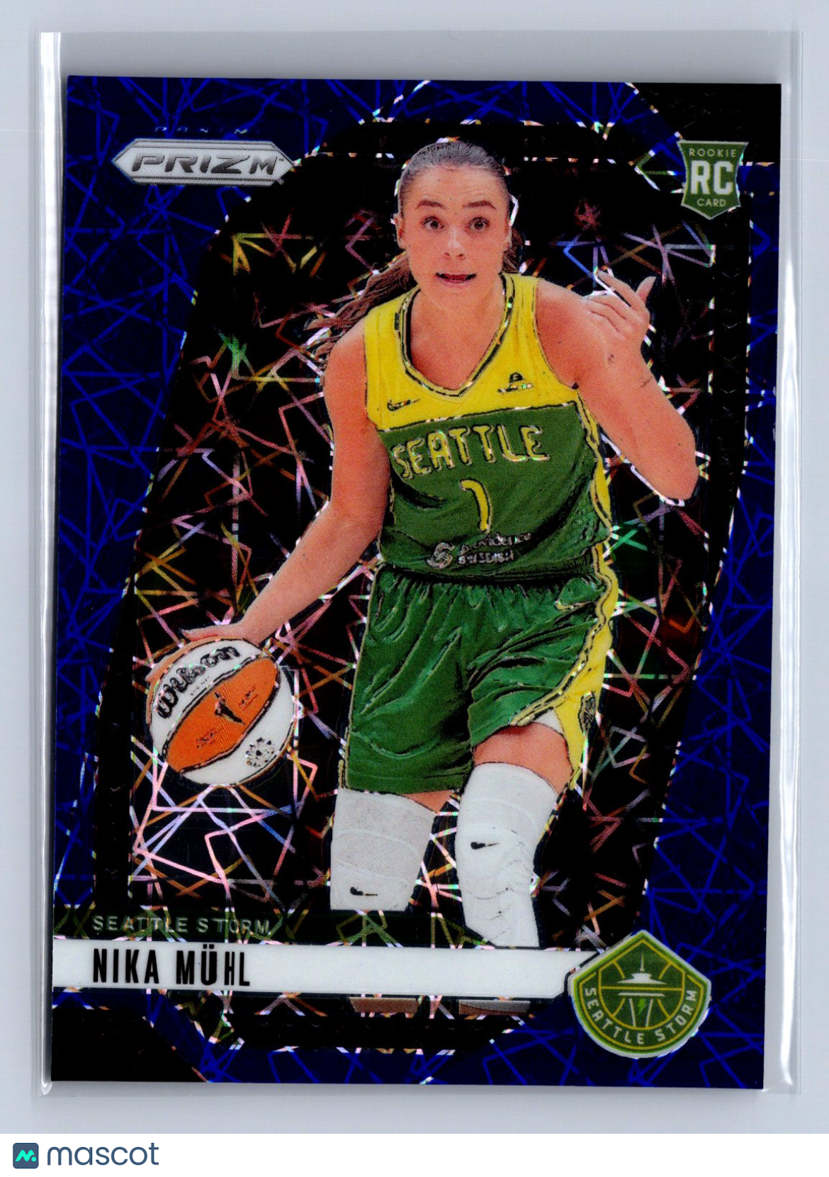 2024 Panini Prizm Nika Mühl Blue Velocity #75