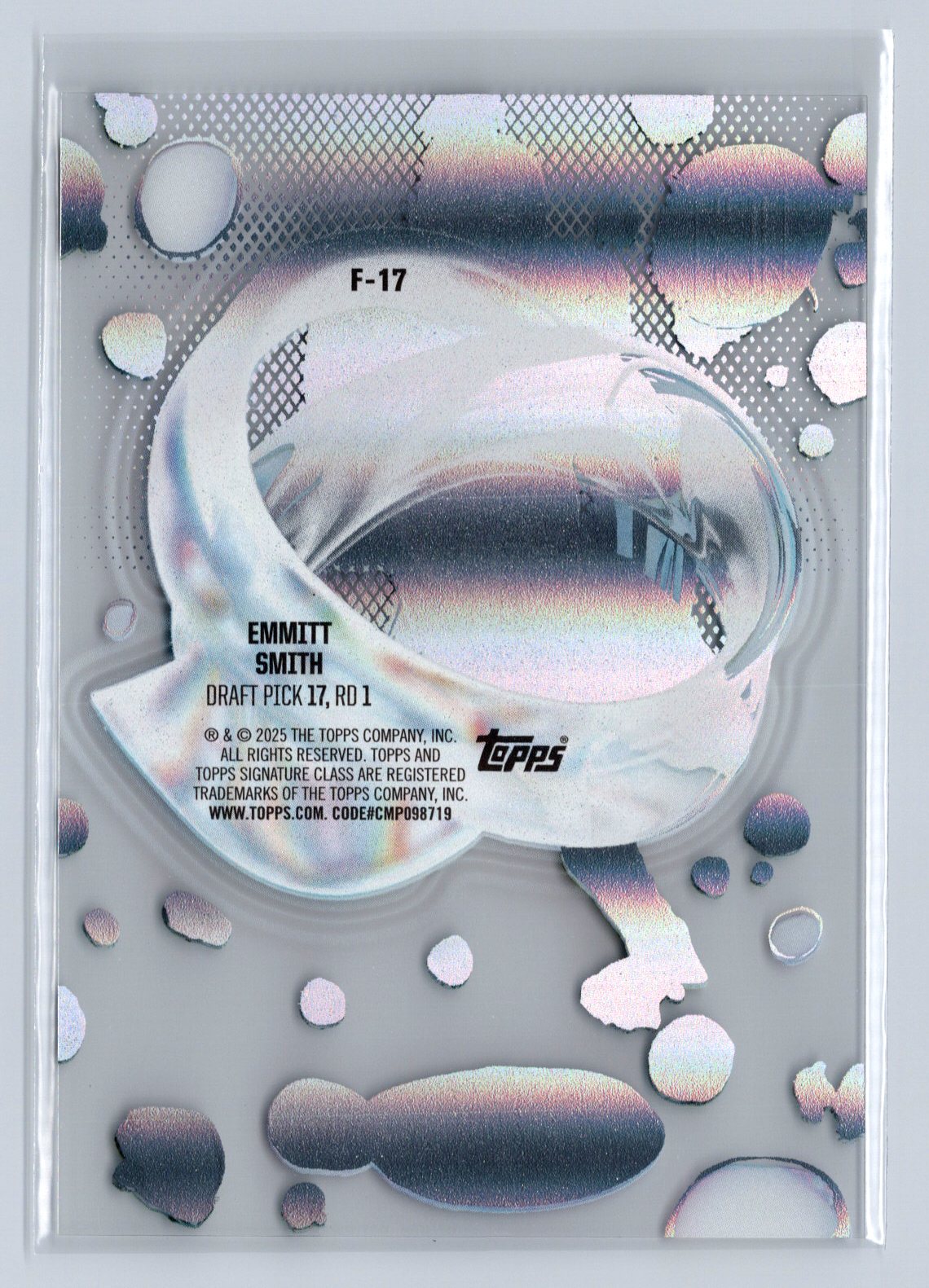2024 Topps Signature Class Emmitt Smith Fluidity #F-17