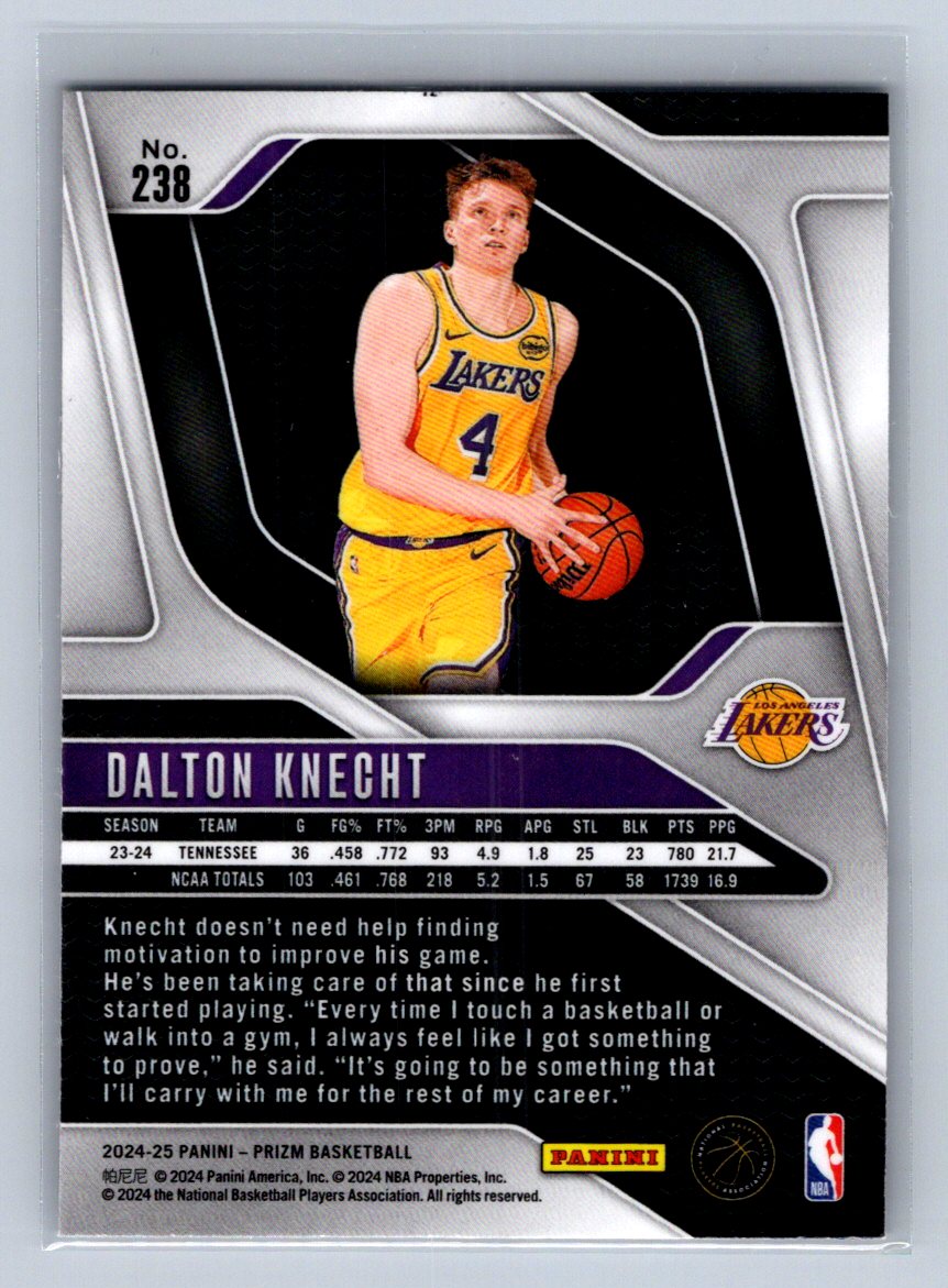 2024-25 Panini Prizm Basketball Dalton Knecht #238