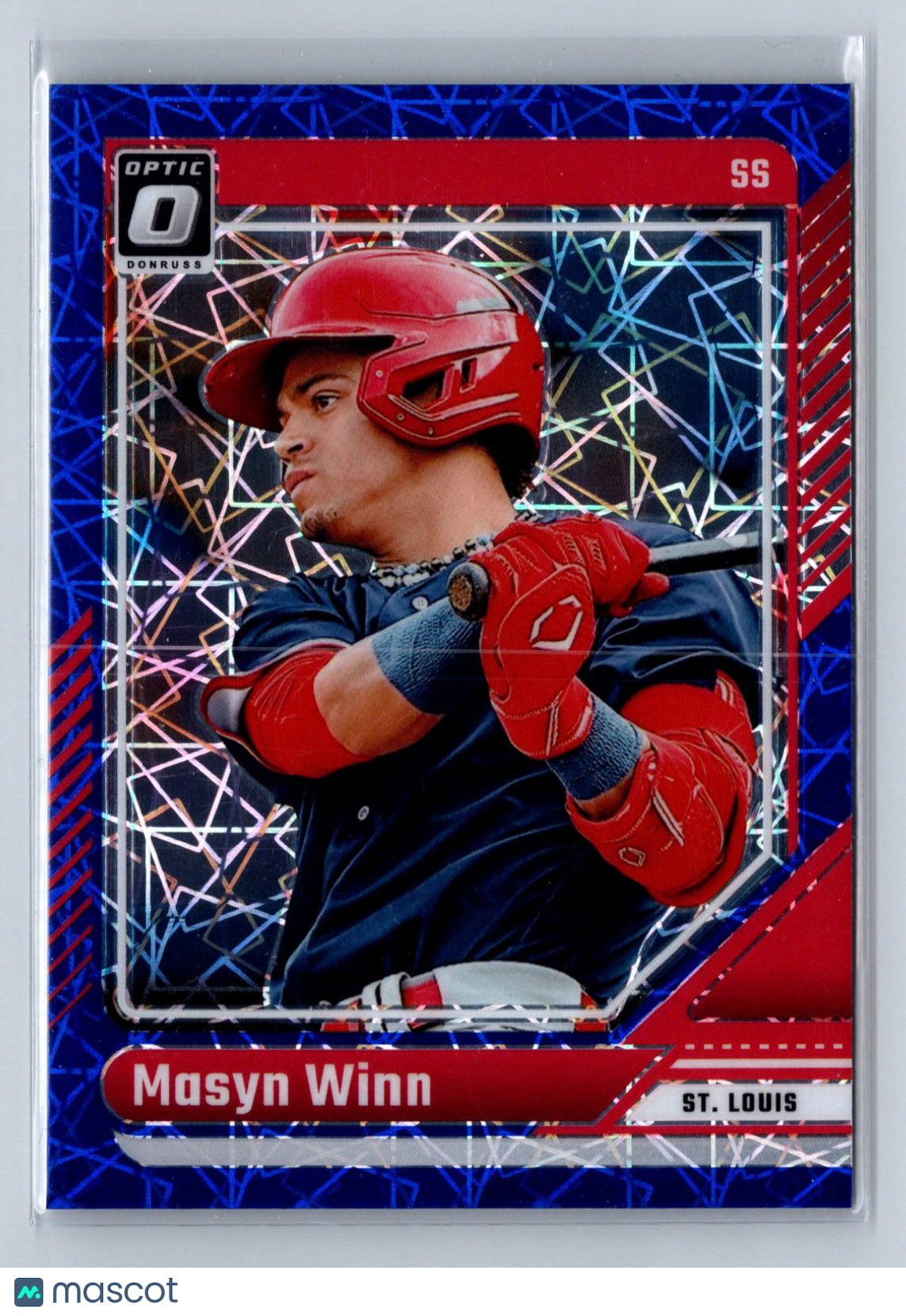 2024 Panini Donruss Optic Masyn Winn Blue Velocity #93