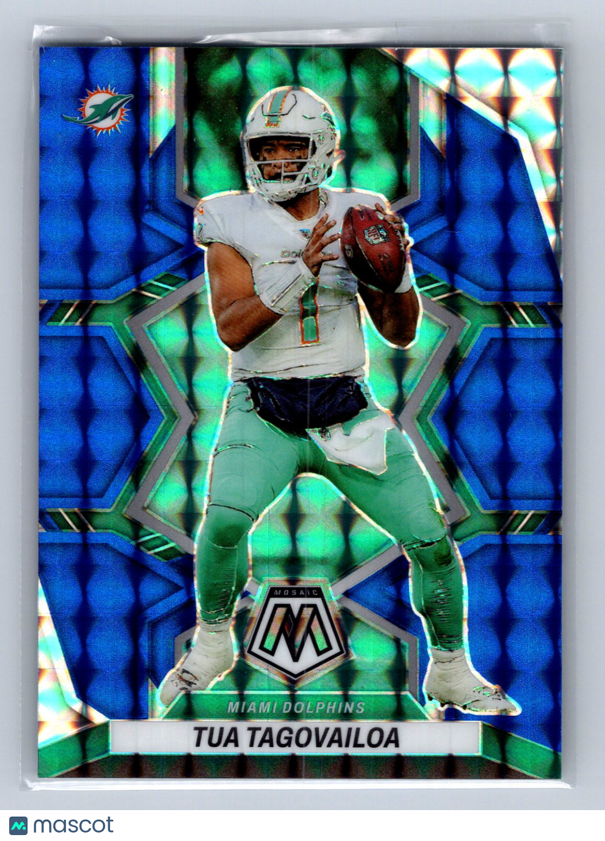 2022 Panini Mosaic Tua Tagovailoa Blue /99 #121