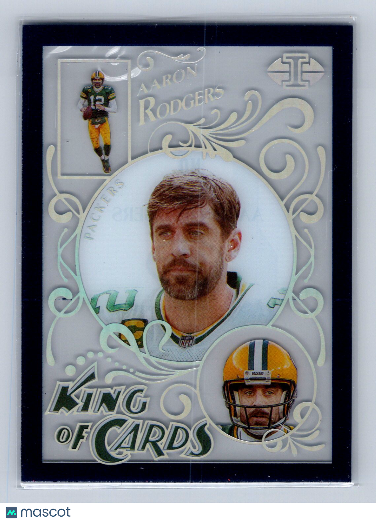 2021 Panini Illusions King of Cards Aaron Rodgers Blue #KC-4