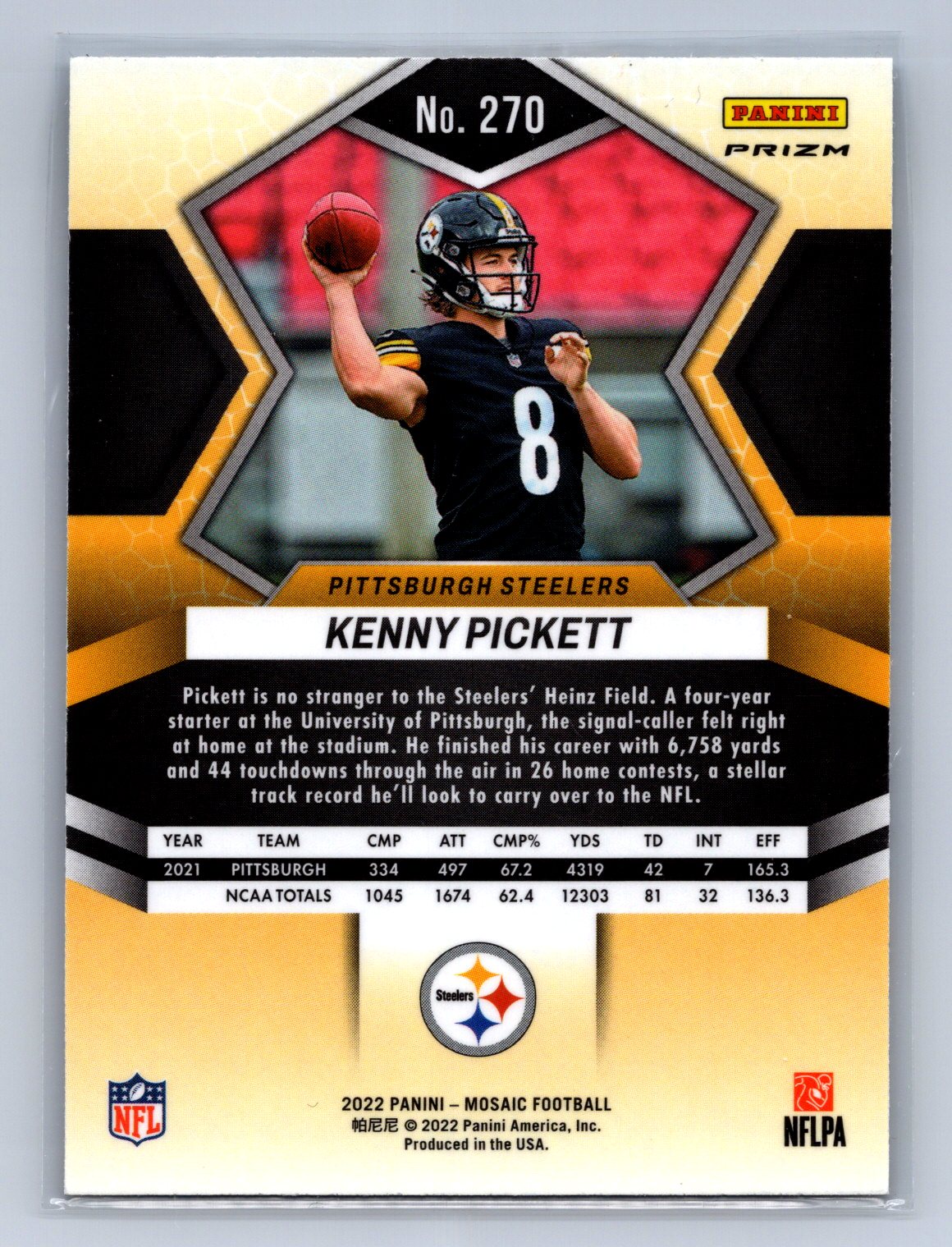 2022 Panini Mosaic Kenny Pickett Mosaic #270