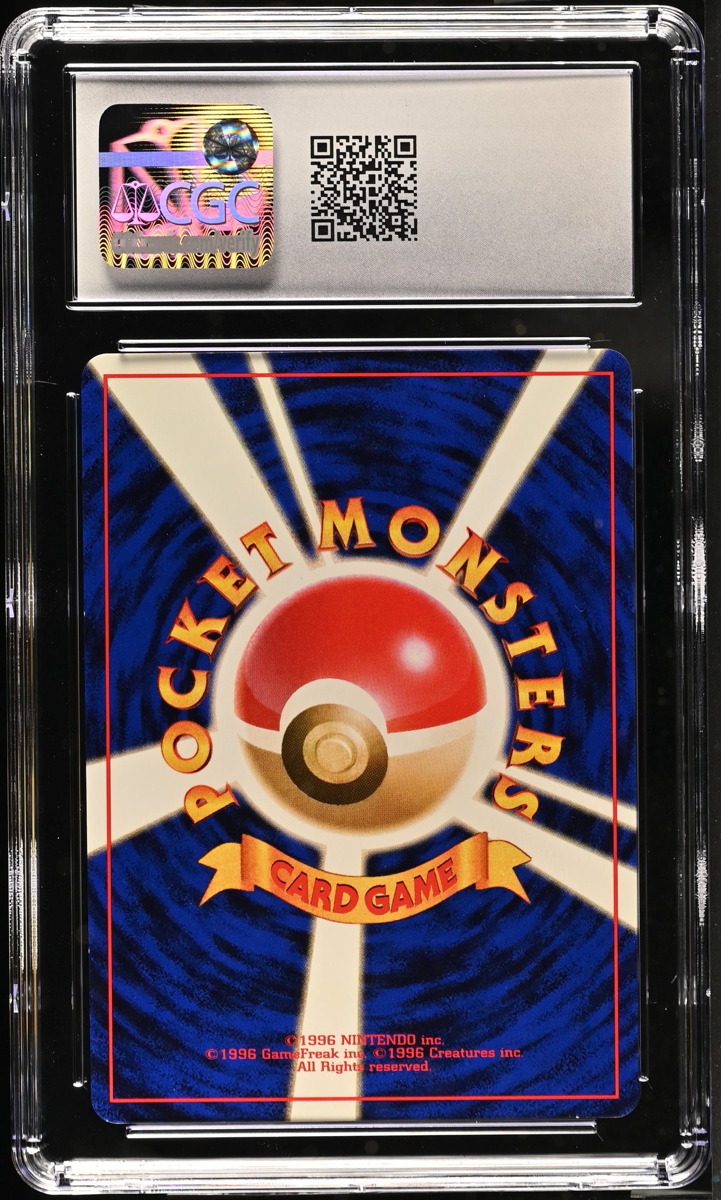 1999 Pokémon Japanese Gym 2 Rocket's Zapdos Holo CGC 8.5