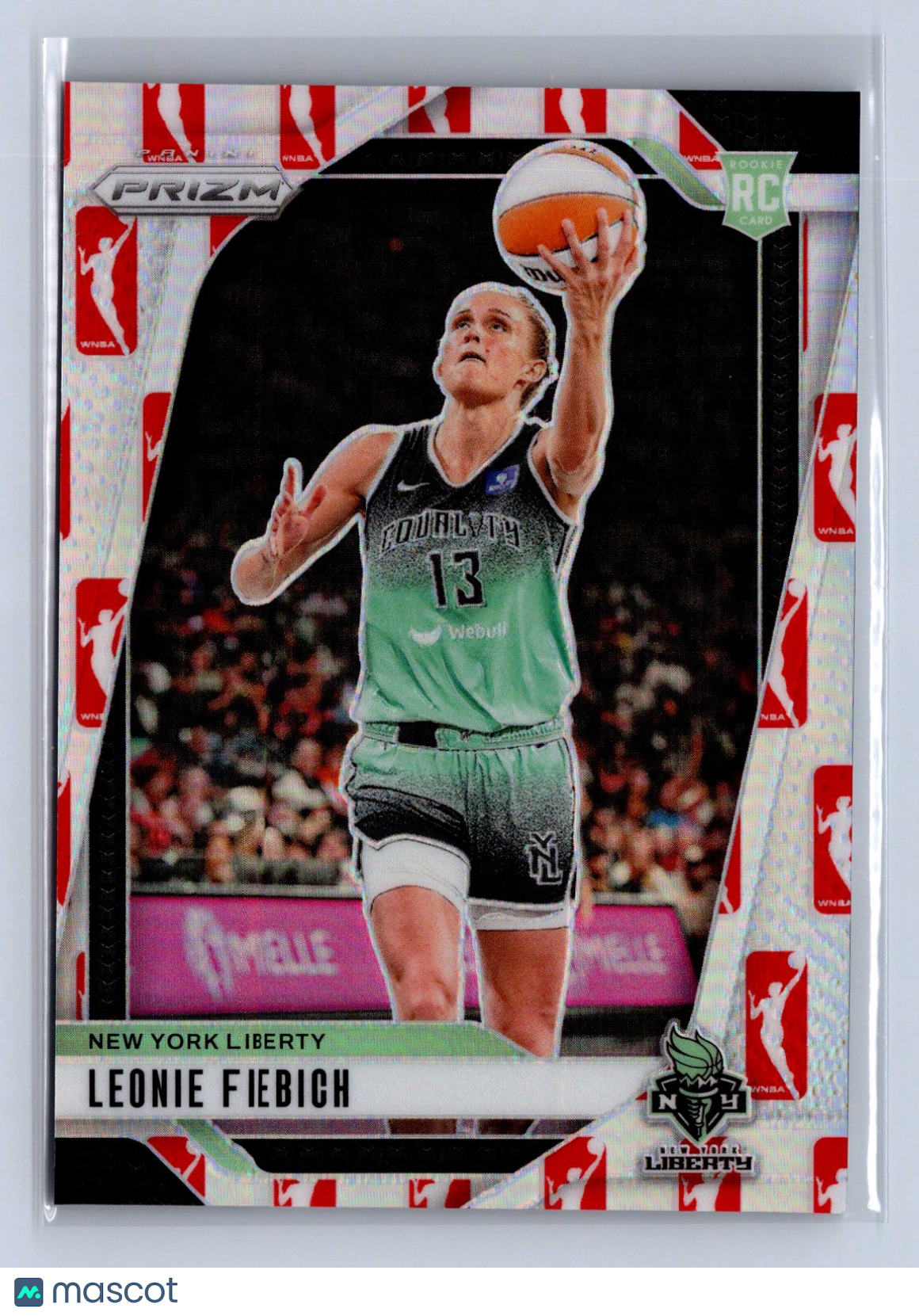 2024 Panini Prizm Leonie Fiebich WNBA Logo #30