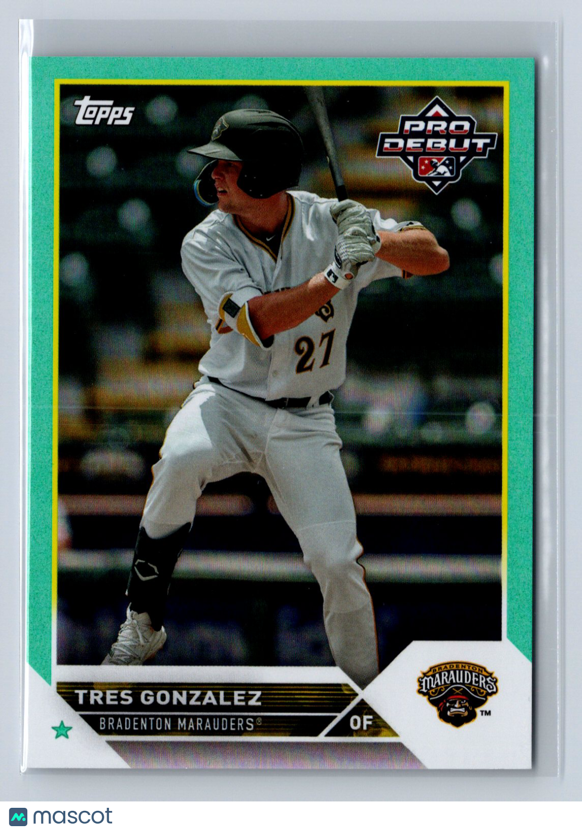 2023 Topps Pro Debut Tres Gonzalez Aqua Foil /75 #PD-191