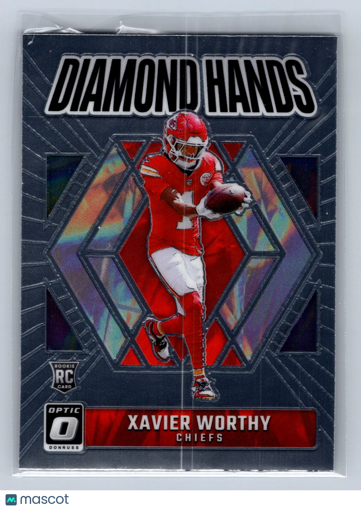 2024 Panini Donruss Optic Diamond Hands Xavier Worthy #5