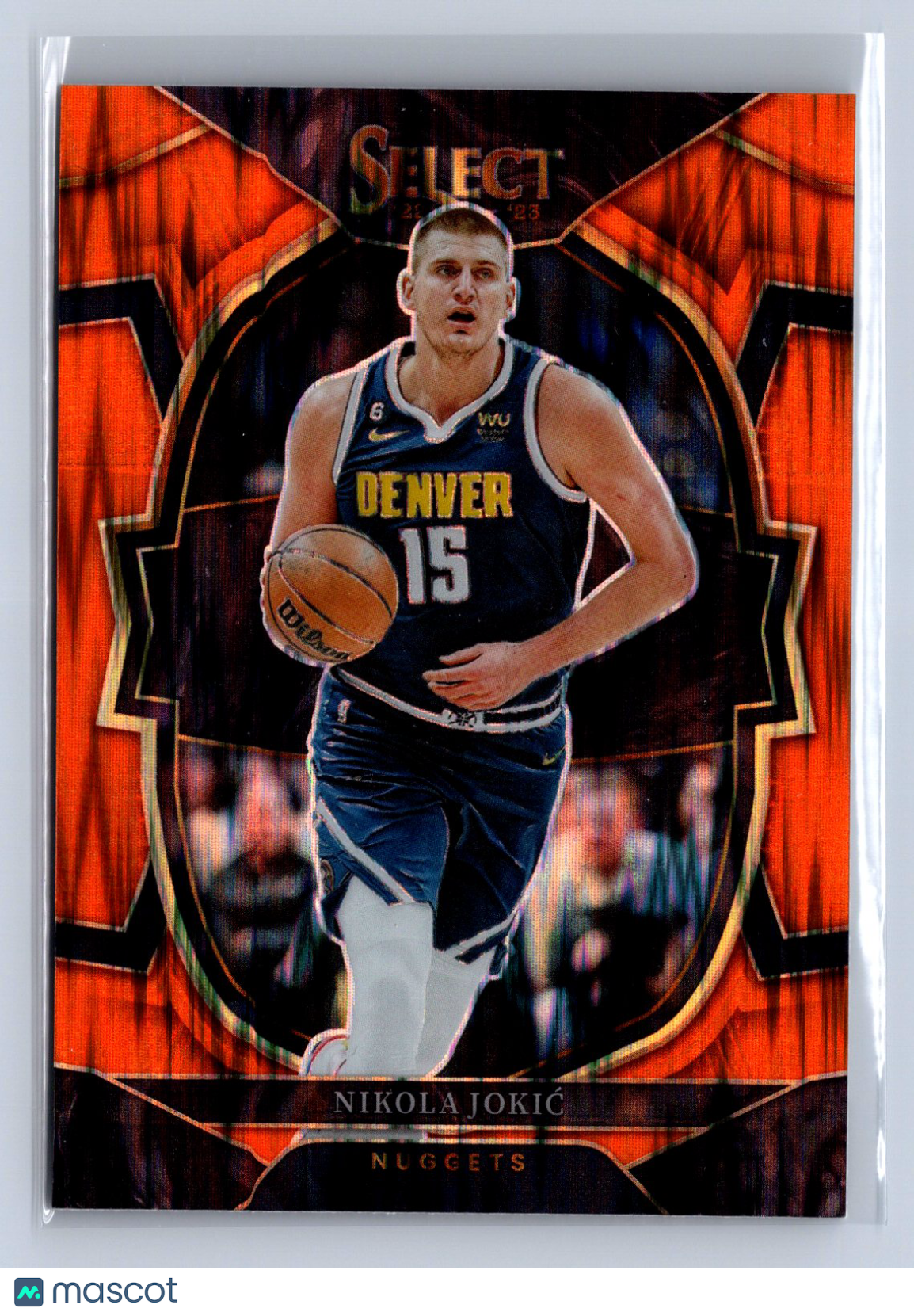 2022-23 Panini Select Nikola Jokic Orange Flash #1