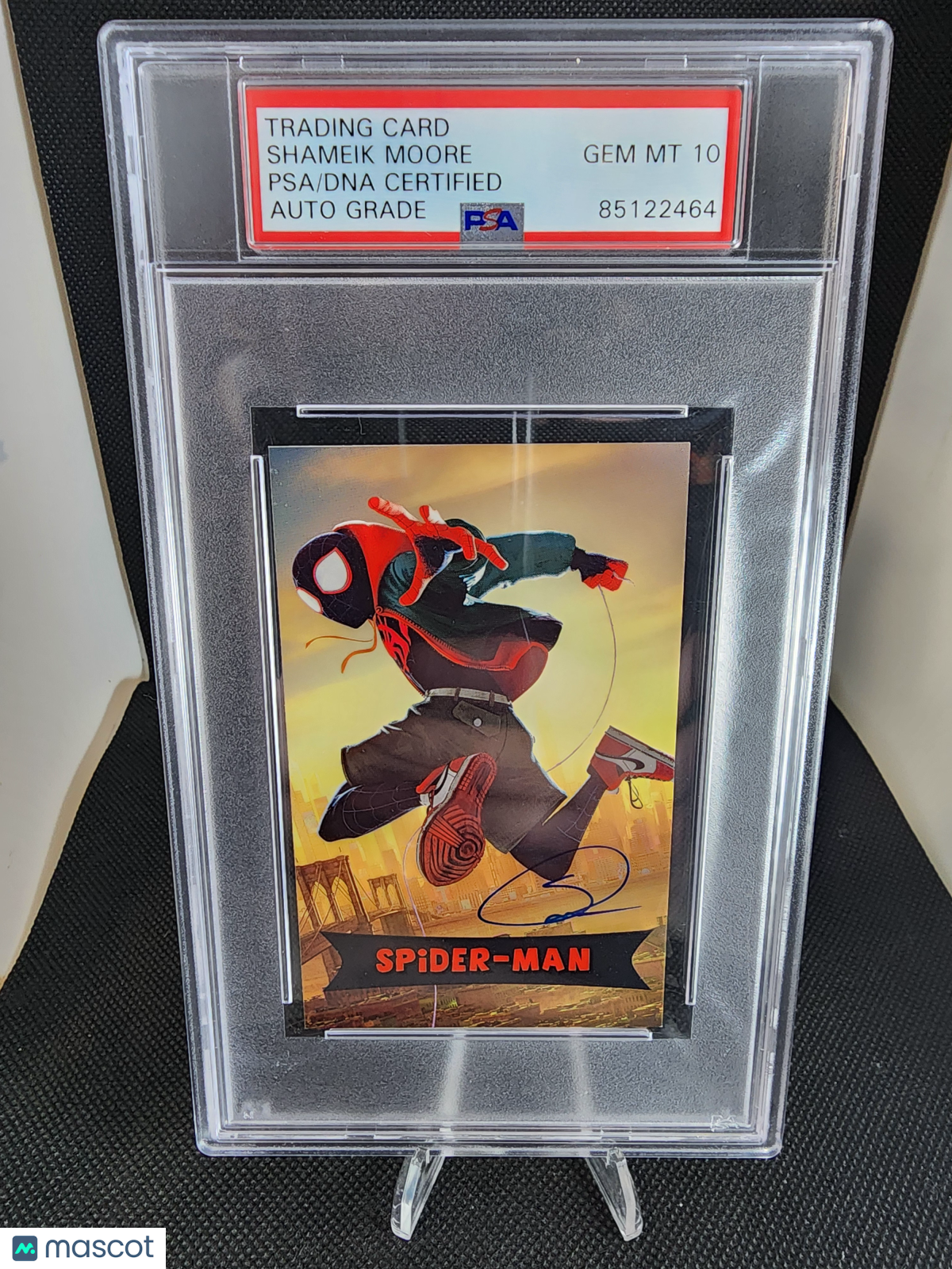 2018 Spider-Man Miles Morales Shameik Moore Auto PSA A