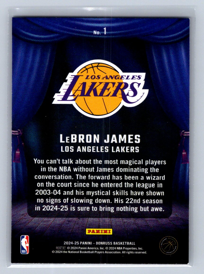 2024-25 Panini Donruss Magicians LeBron James #1