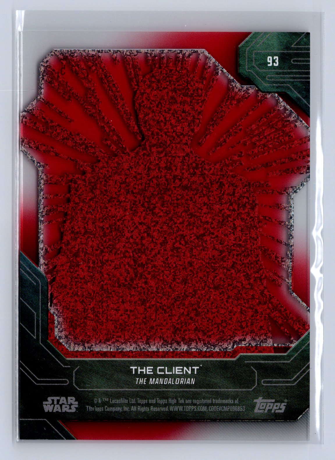 2024 Topps Star Wars High Tek The Client / Red Diffractor /5 #93