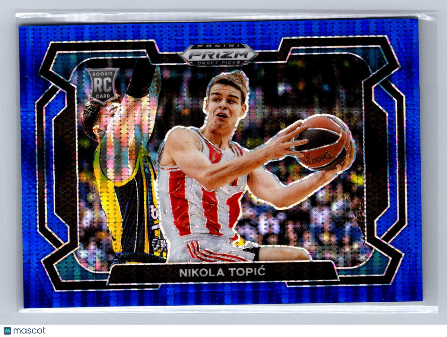 2024 Panini Prizm Draft Picks Nikola Topić Variation Blue Pulsar /99 #10