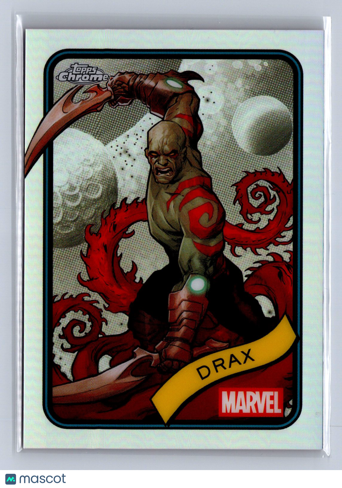 2025 Topps Chrome Marvel Drax Refractor #184