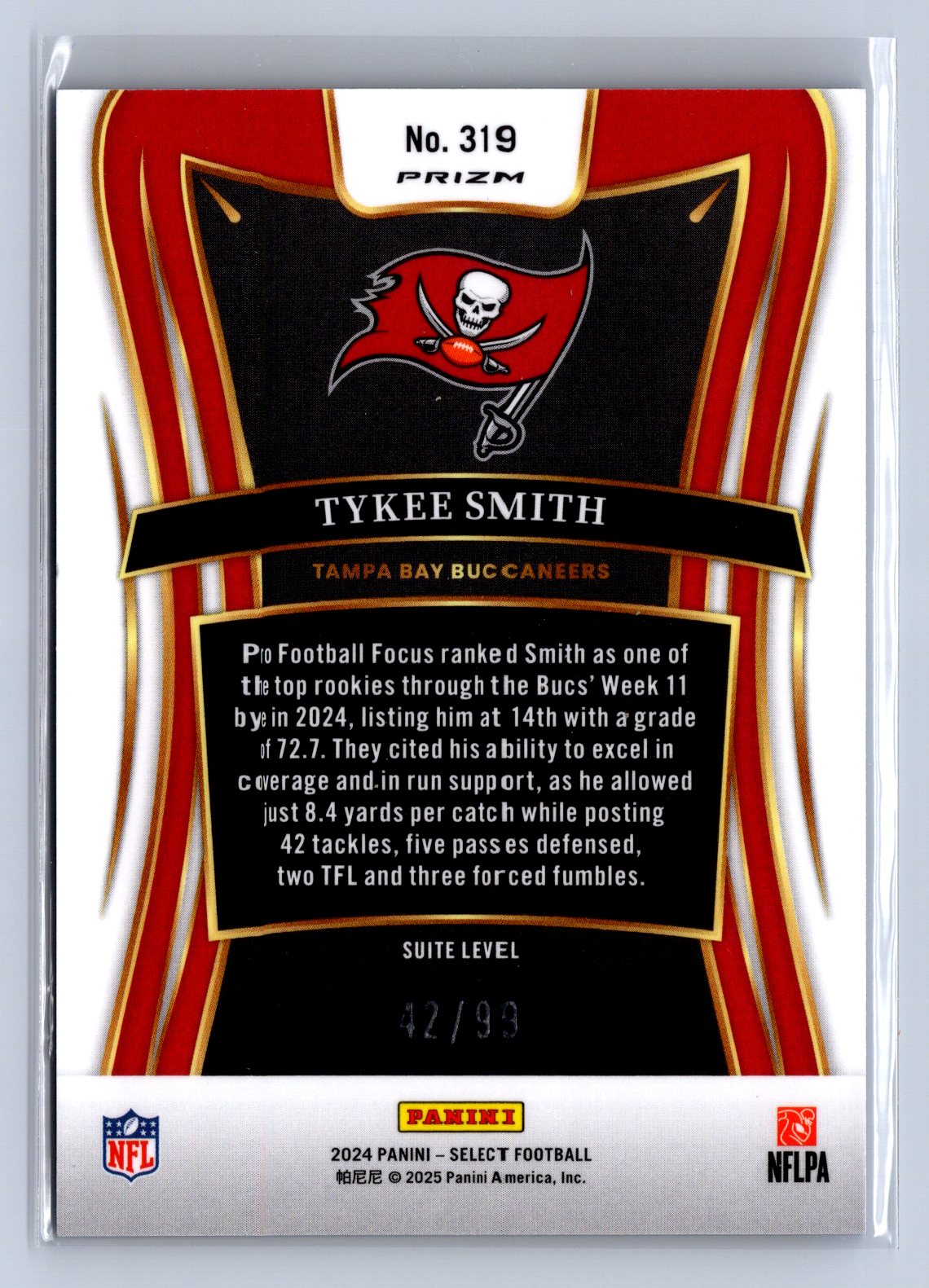 2024 Panini Select Tykee Smith Blue /99 #319