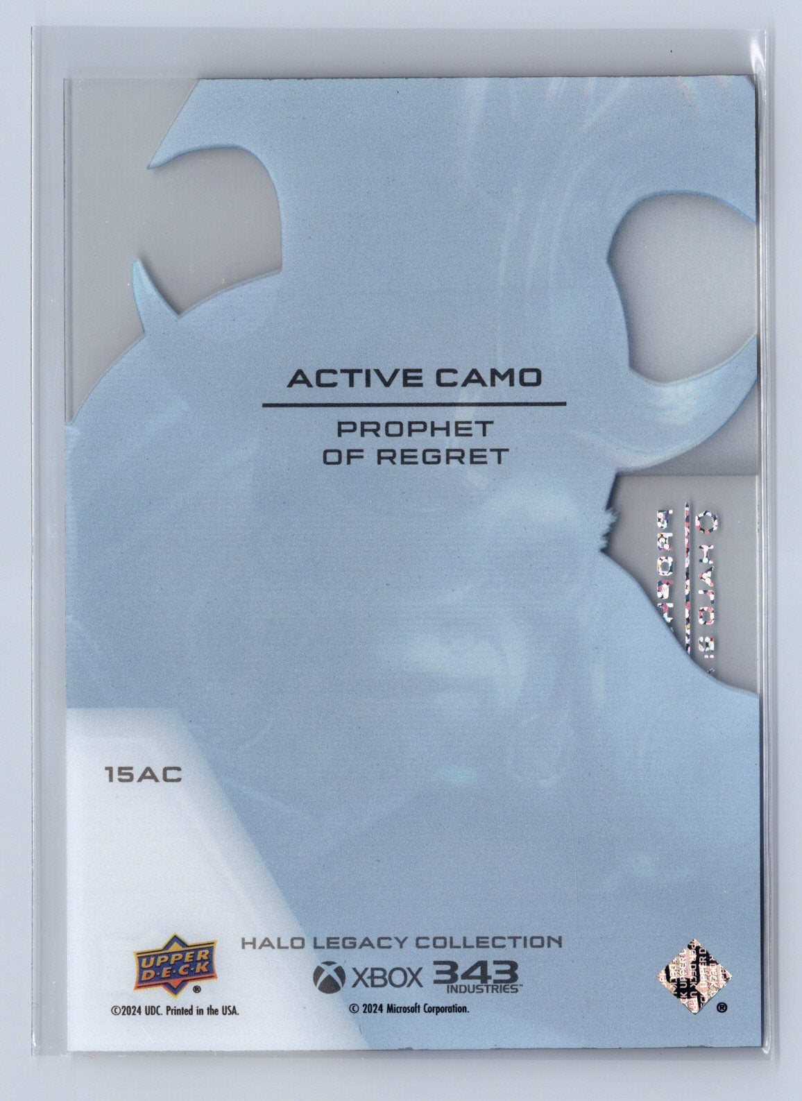 2024 Halo Legacy Collection Prophet Of Regret Active Camo Active Camo #15AC