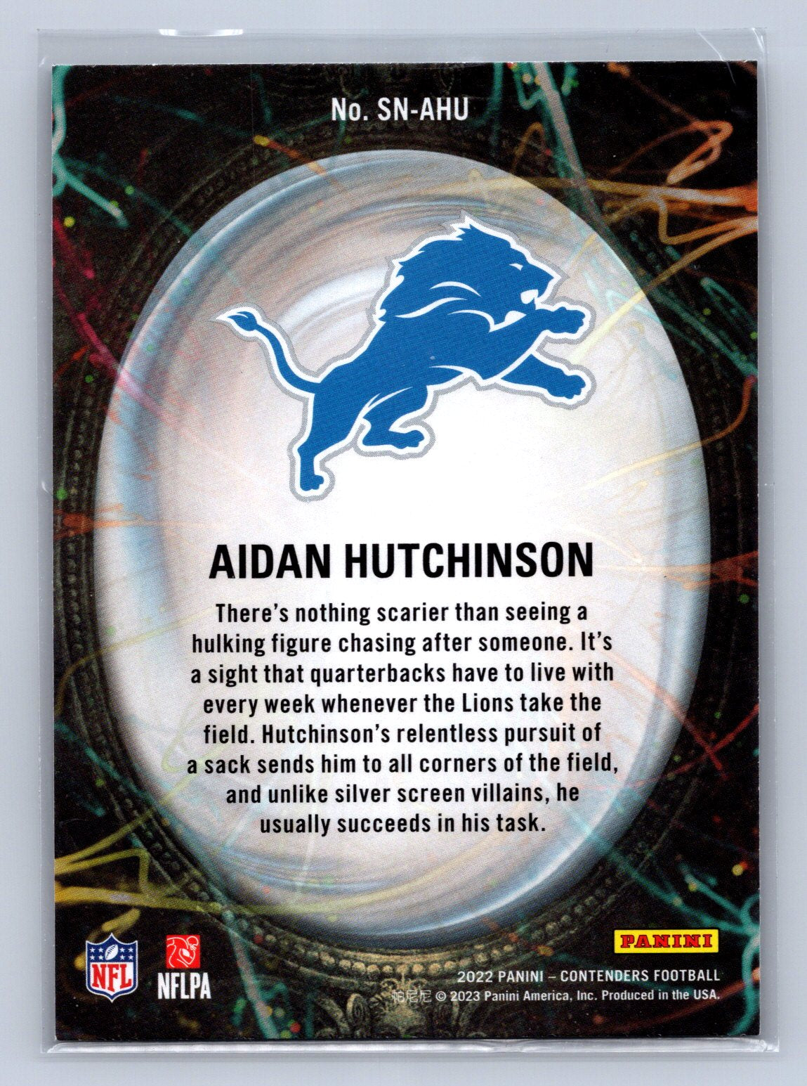 2023 Panini Contenders Football Supernatural Aidan Hutchinson #SN-AHU