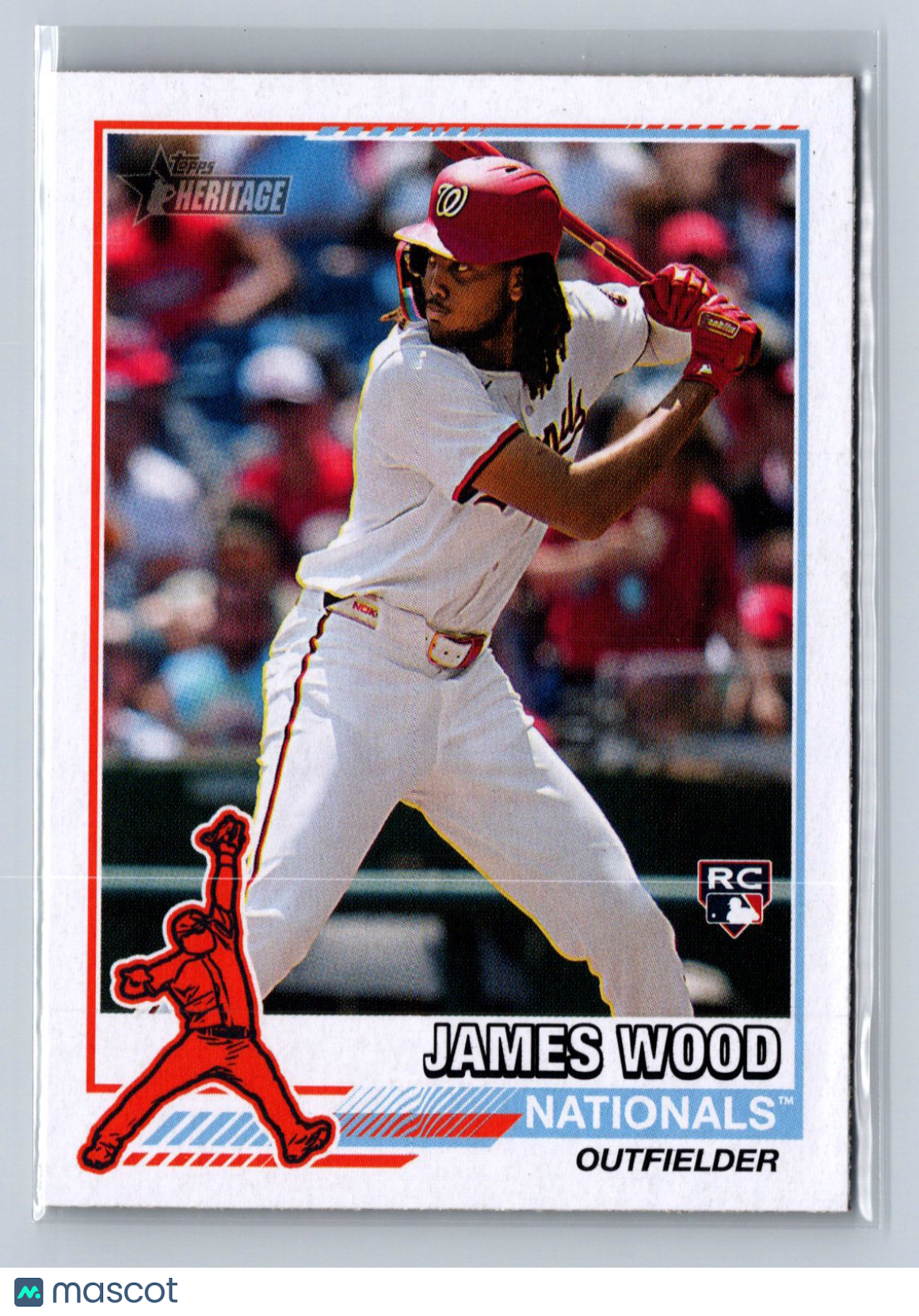 2025 Topps Heritage James Wood 1976 Redifined #76R-11