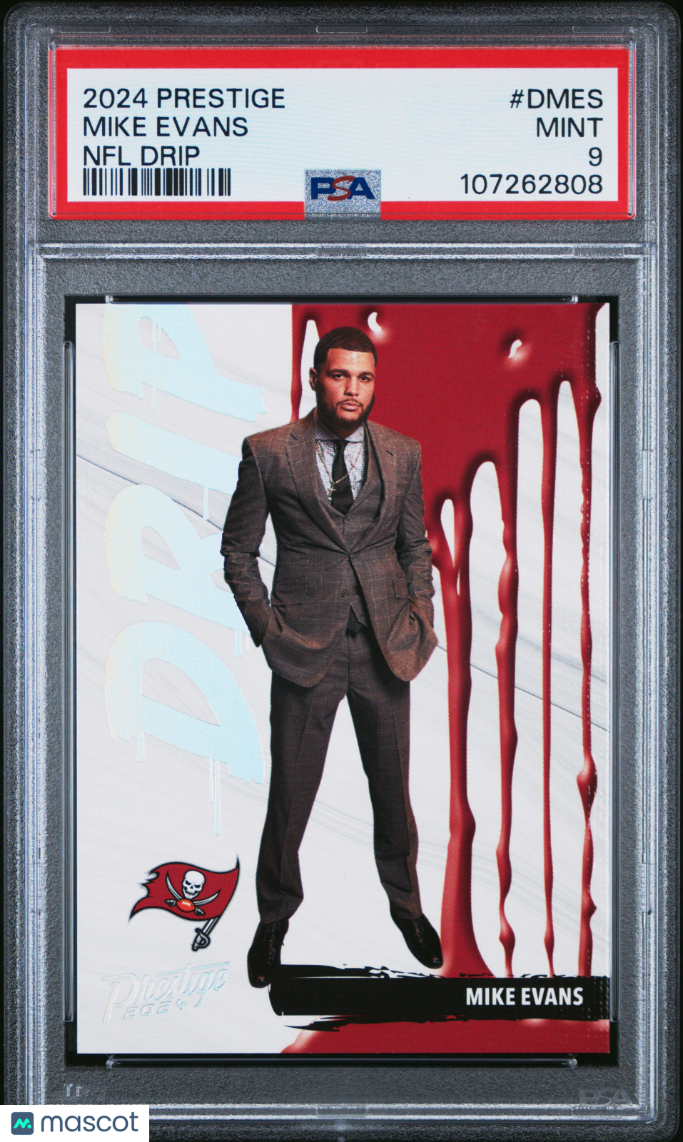 2024 Panini Prestige NFL Drip Mike Evans #DMES PSA 9
