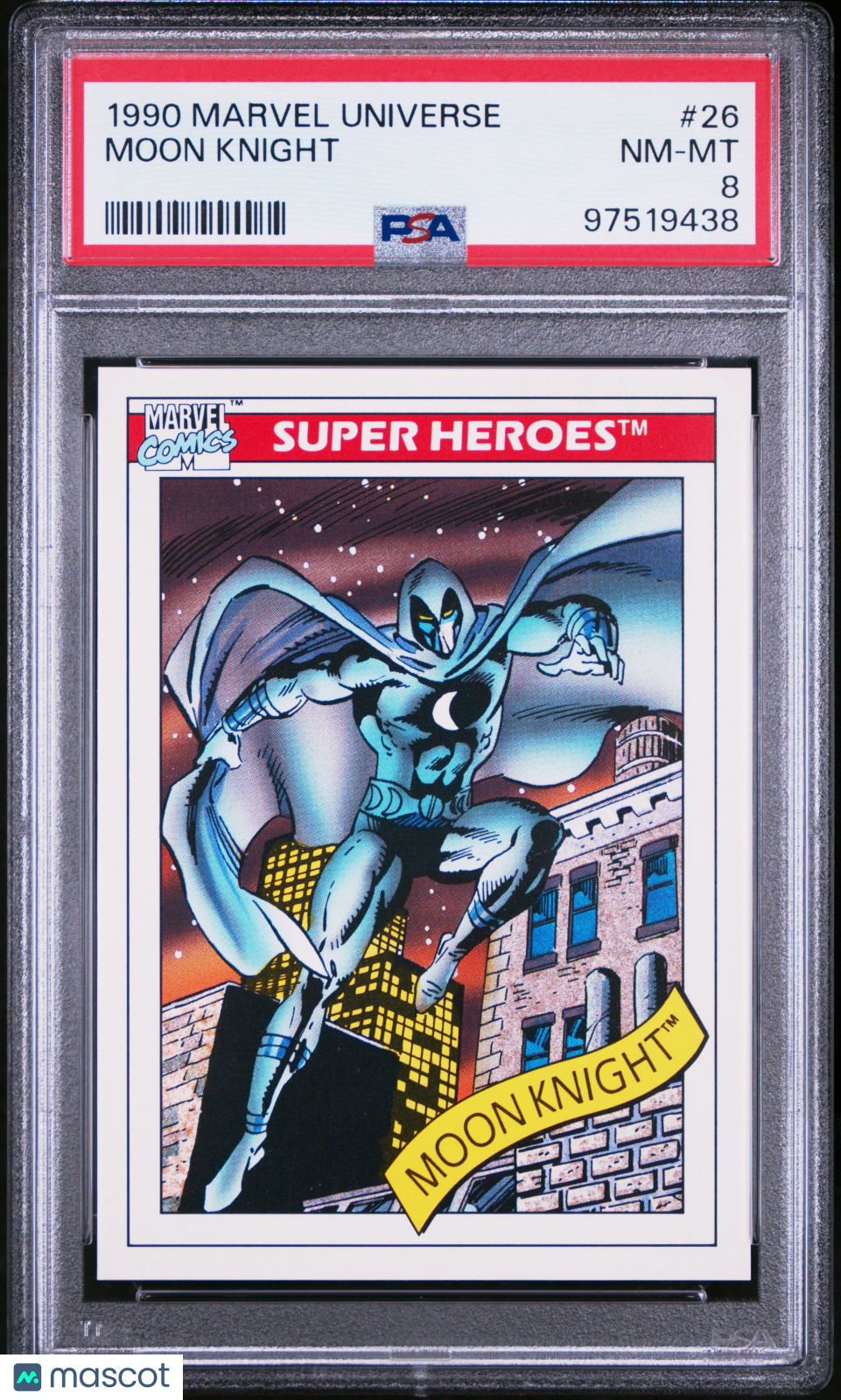 1990 Marvel Universe Moon Knight #26 PSA 8