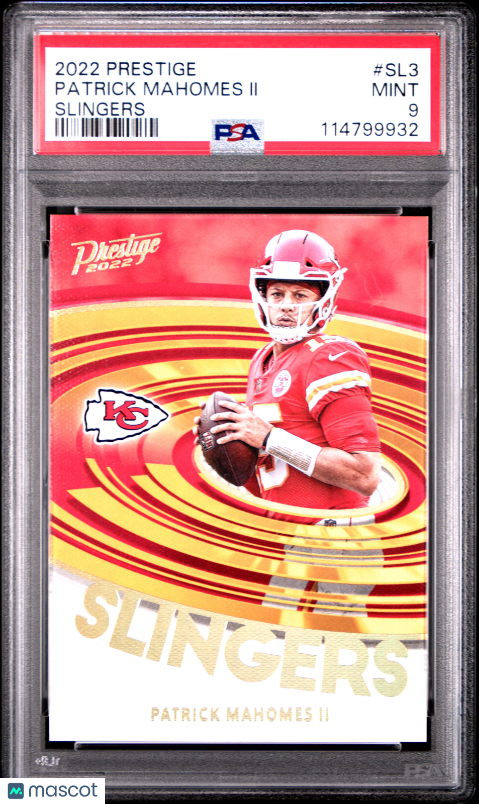 2022 Panini Prestige Slingers Patrick Mahomes II #SL3 PSA 9