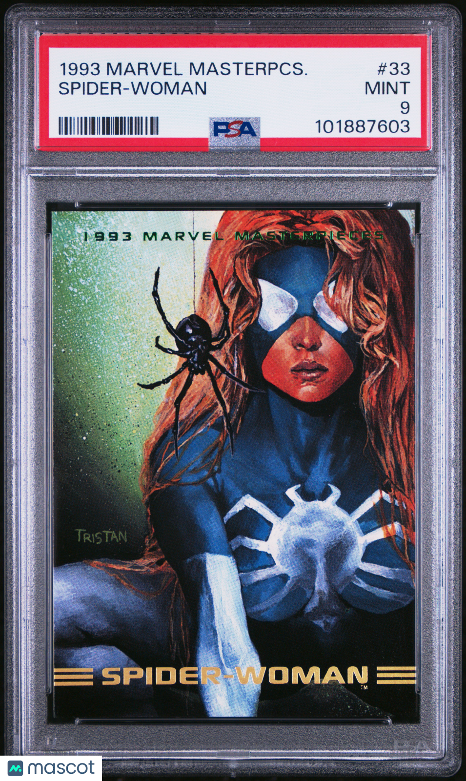 1993 Marvel Masterpieces Spider-Woman #33 PSA 9