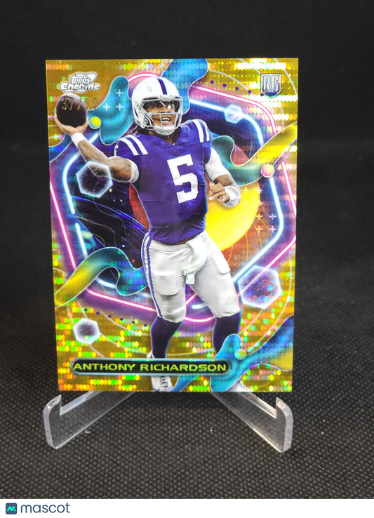 2023 Topps Composite Anthony Richardson Cosmic Chrome Gold /50 #253